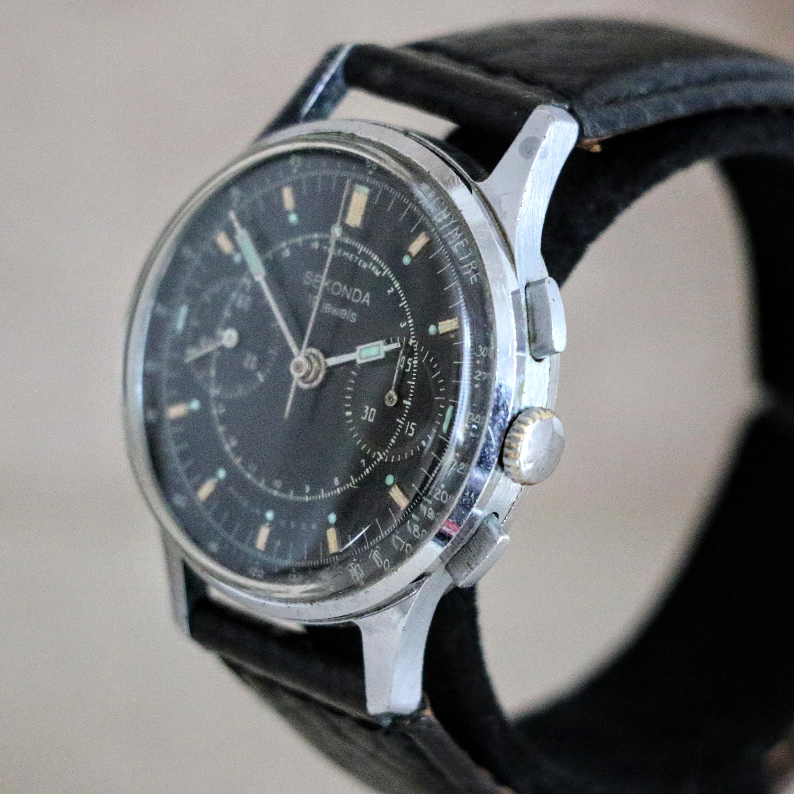 SEKONDA Poljot Chronograph Wristwatch 19 Jewels Made in U.S.S.R. Watch - Image 7