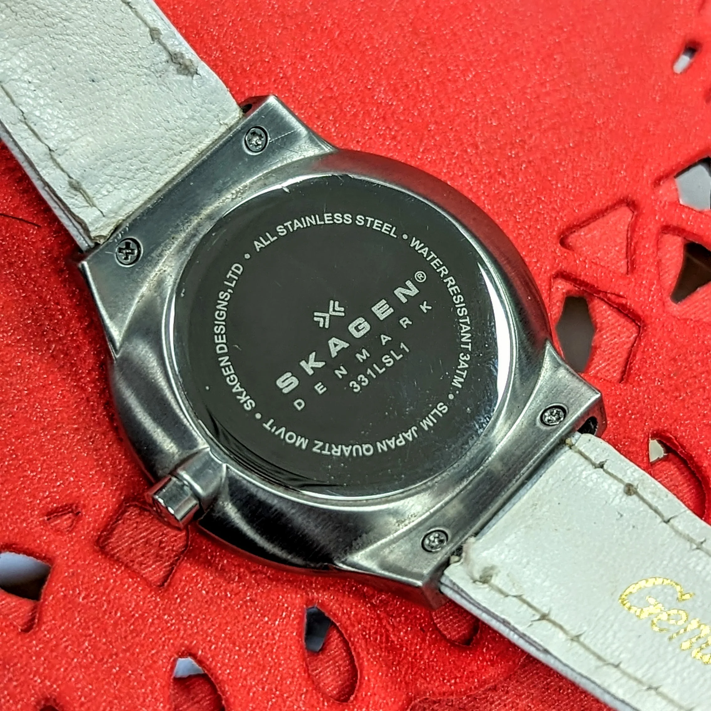 SKAGEN Denmark Slim Wristwatch Ref. 331LSL1 Date/Day Indicator 36mm Wristwatch- ALL S.S. - Image 6