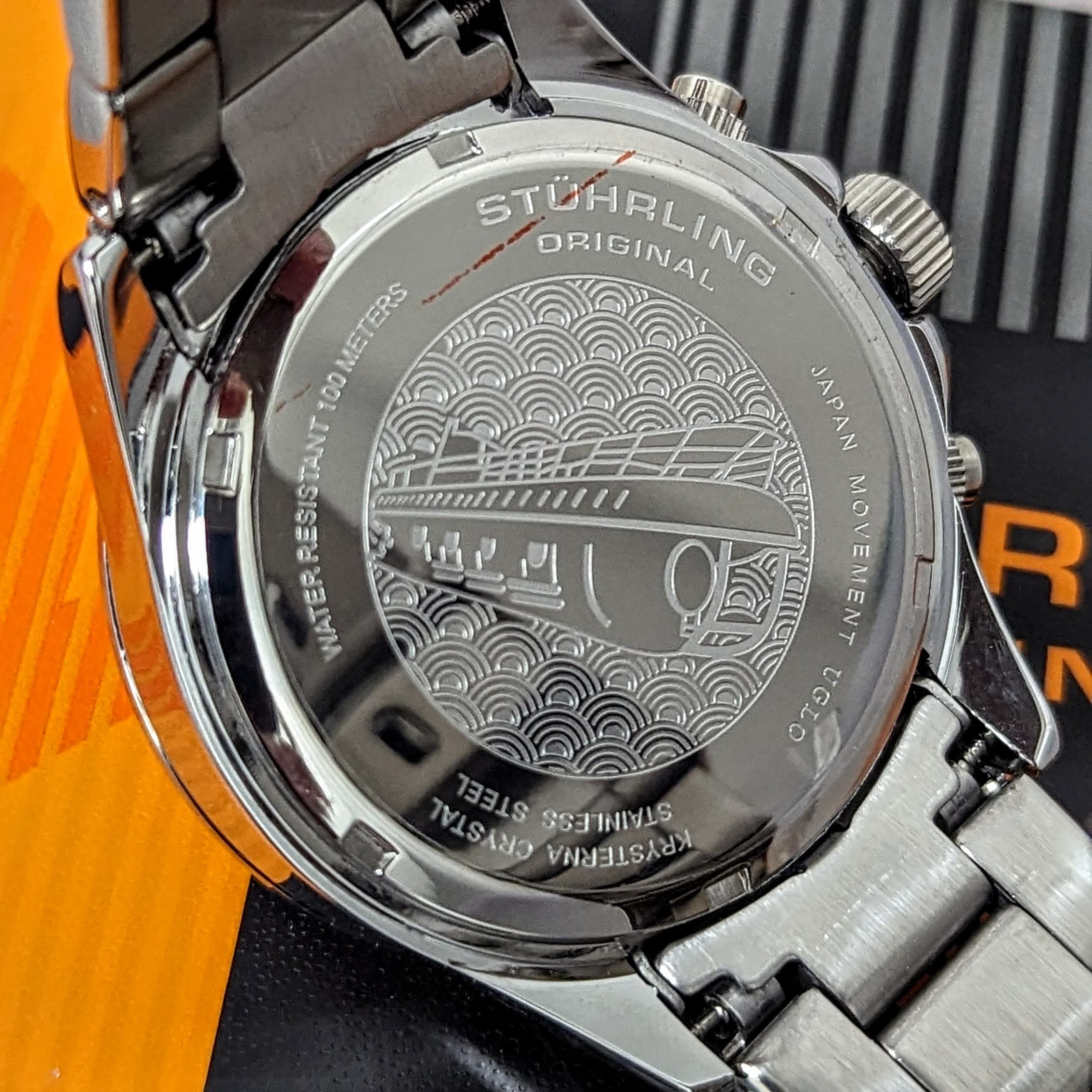 STUHRLING Original Chronograph Quartz Watch Ref. M17610 - Box & Papers! - Image 11