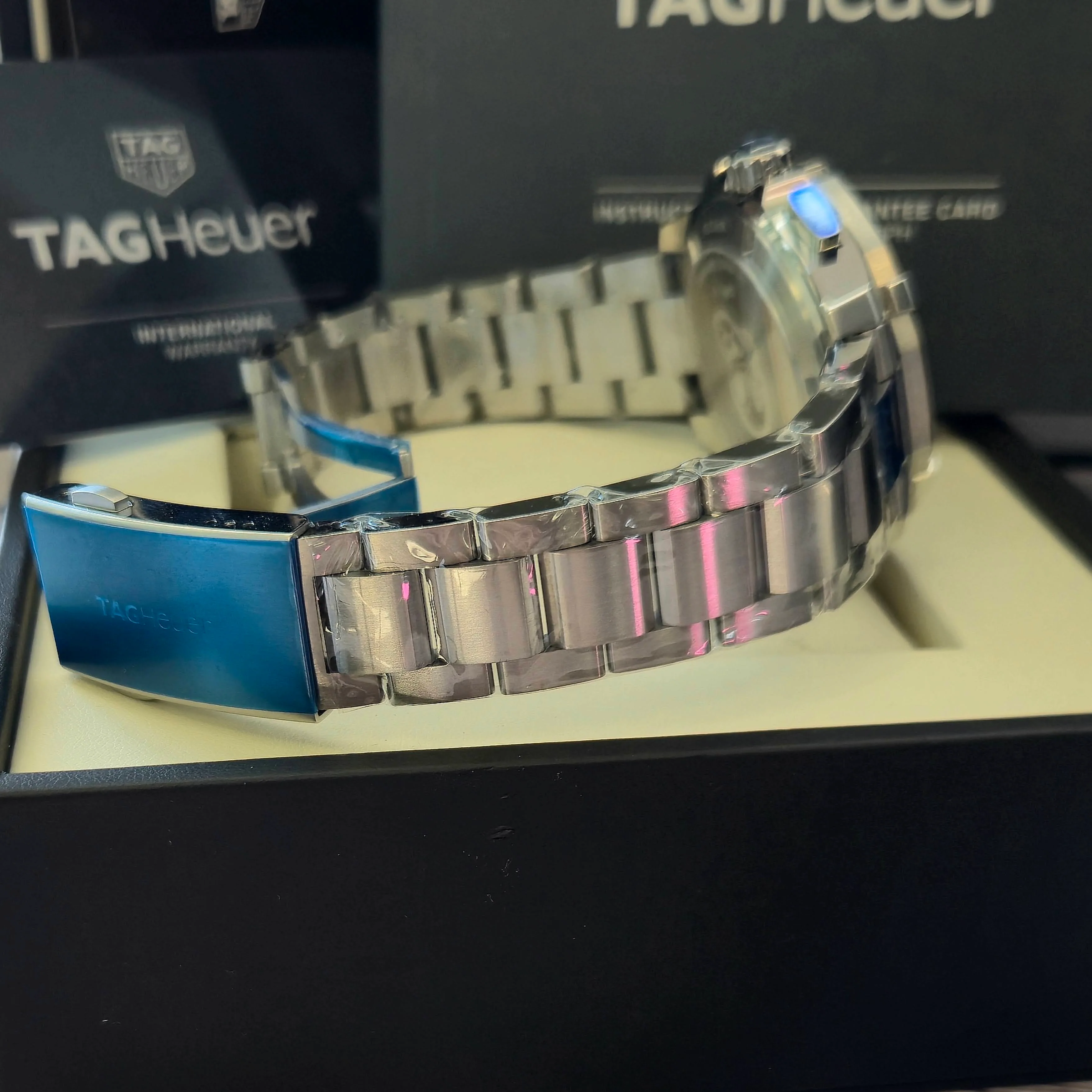 TAG Heuer Aquaracer Watch 43mm ALL S.S. CAY1110.BA0927 Chrono Brand-New B/Papers - Image 10