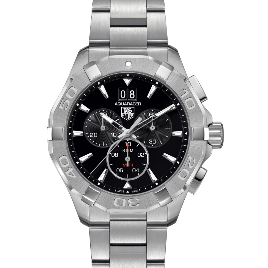 TAG Heuer Aquaracer Watch 43mm ALL S.S. CAY1110.BA0927 Chrono Brand-New B/Papers - Image 12