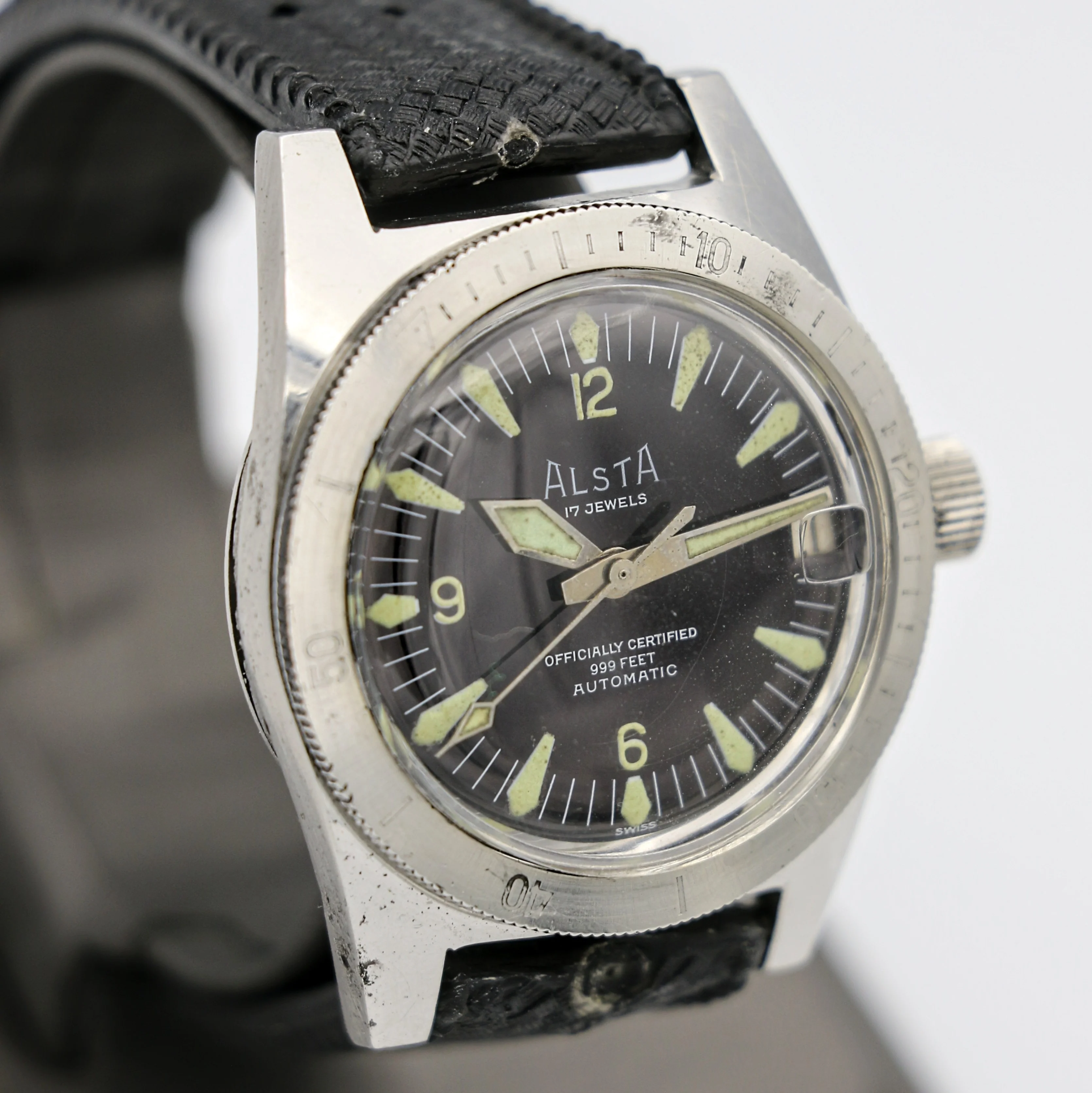 The Original "Jaws" Watch - ALSTA Nautoscaph Dive Automatic Wristwatch 999 Feet - Image 3