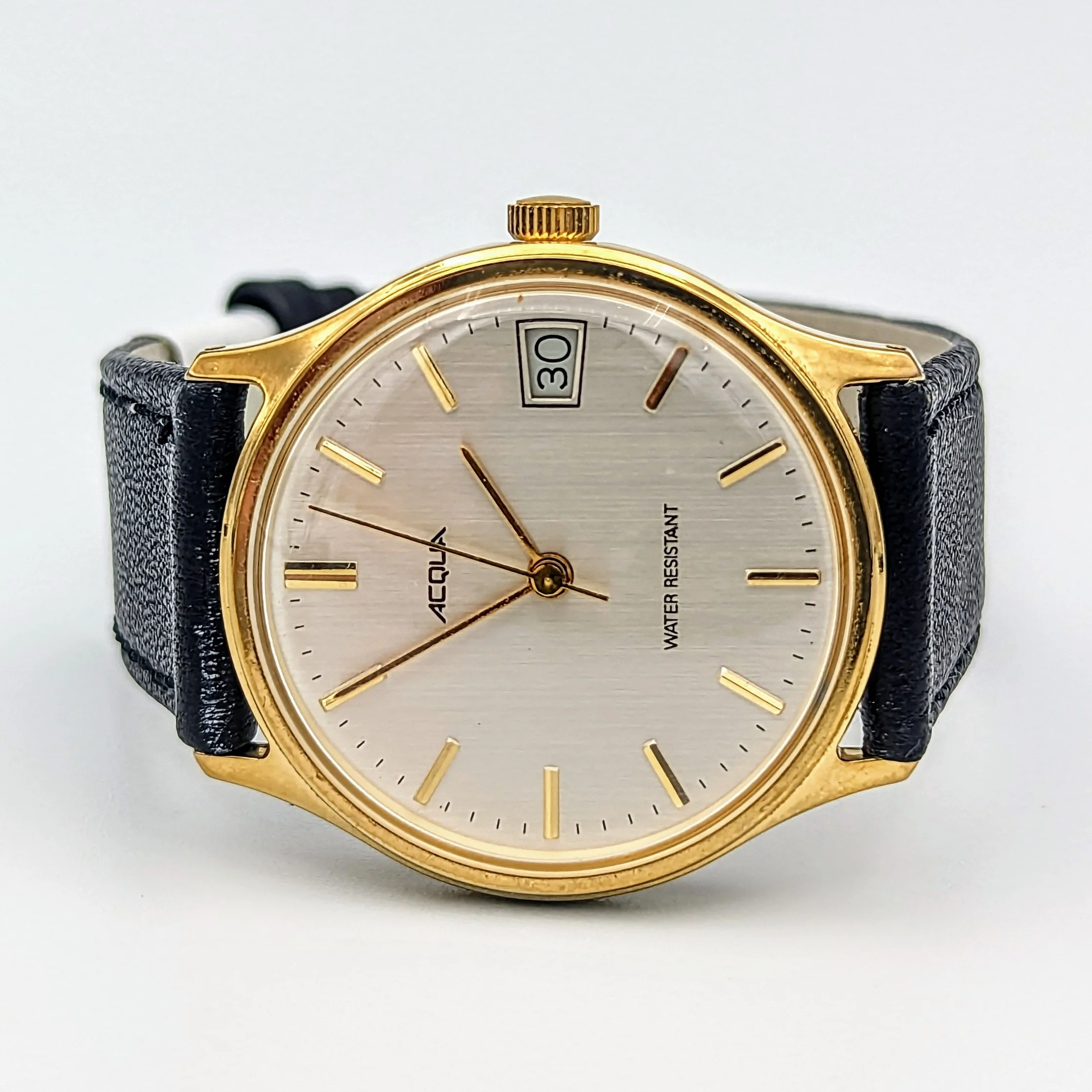 Timex ACQUA Mechanical Watch Date Indicator Vintage Wristwatch - Image 10