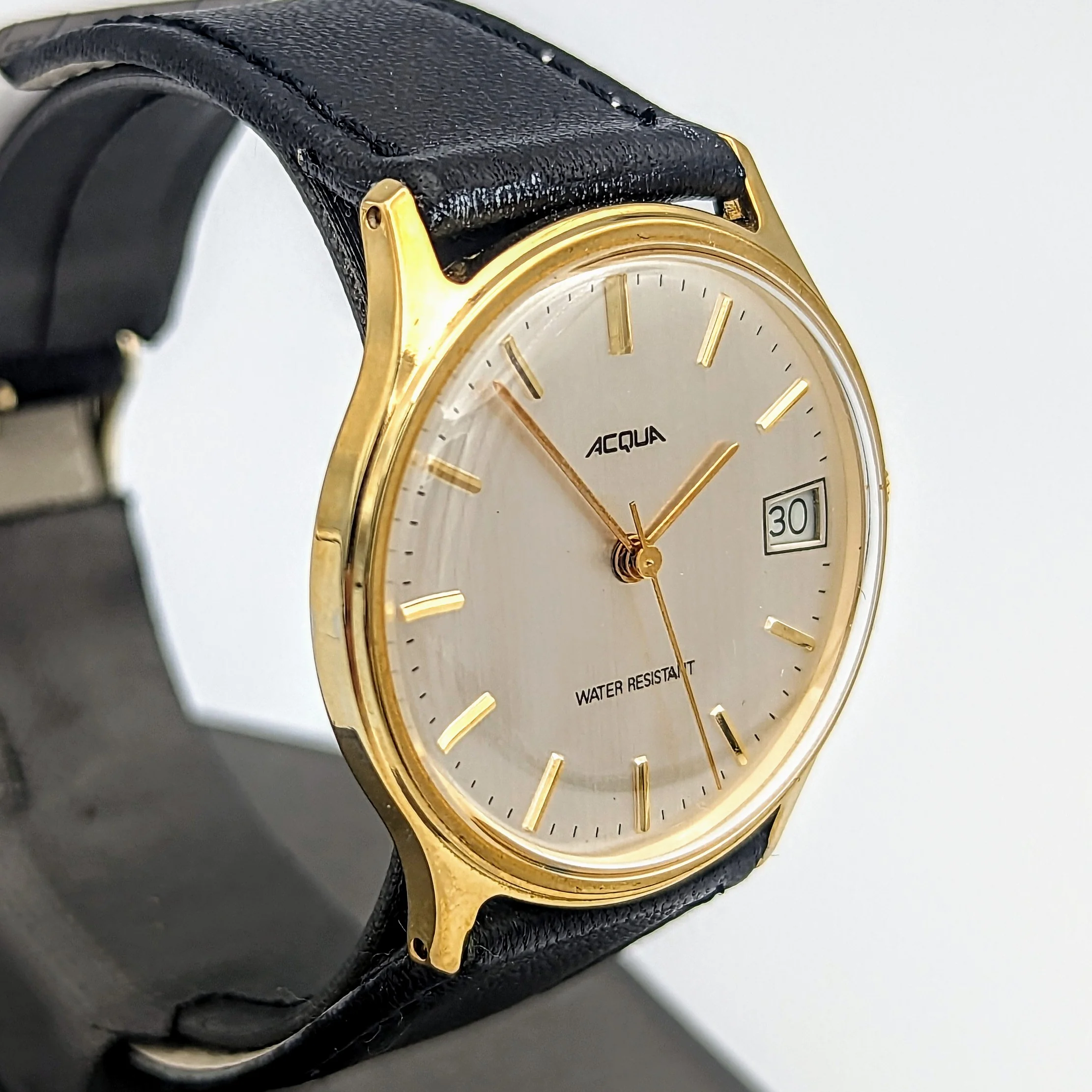 Timex ACQUA Mechanical Watch Date Indicator Vintage Wristwatch - Image 7