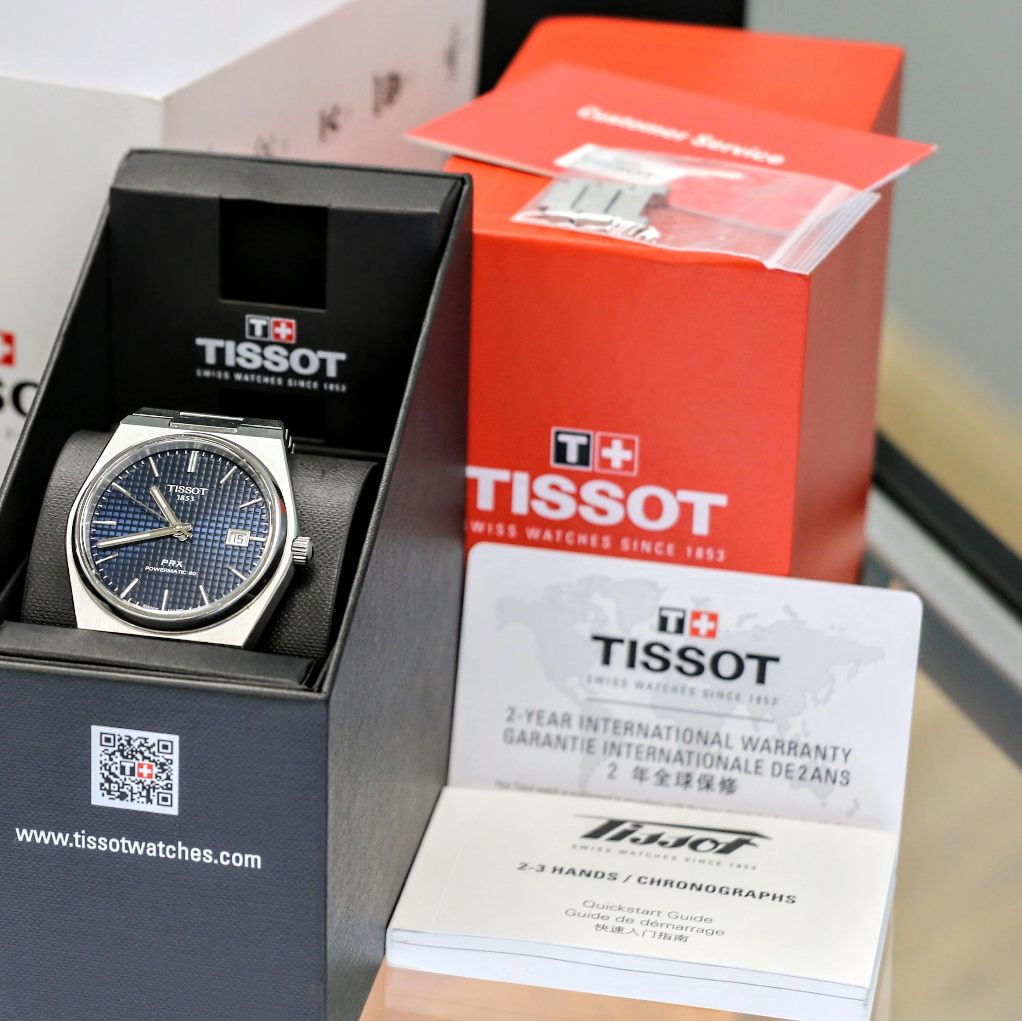TISSOT PRX Powermatic 80 Automatic Watch Ref. T137407A Date Indicator Display Back – BOX & Papers! - Image 12