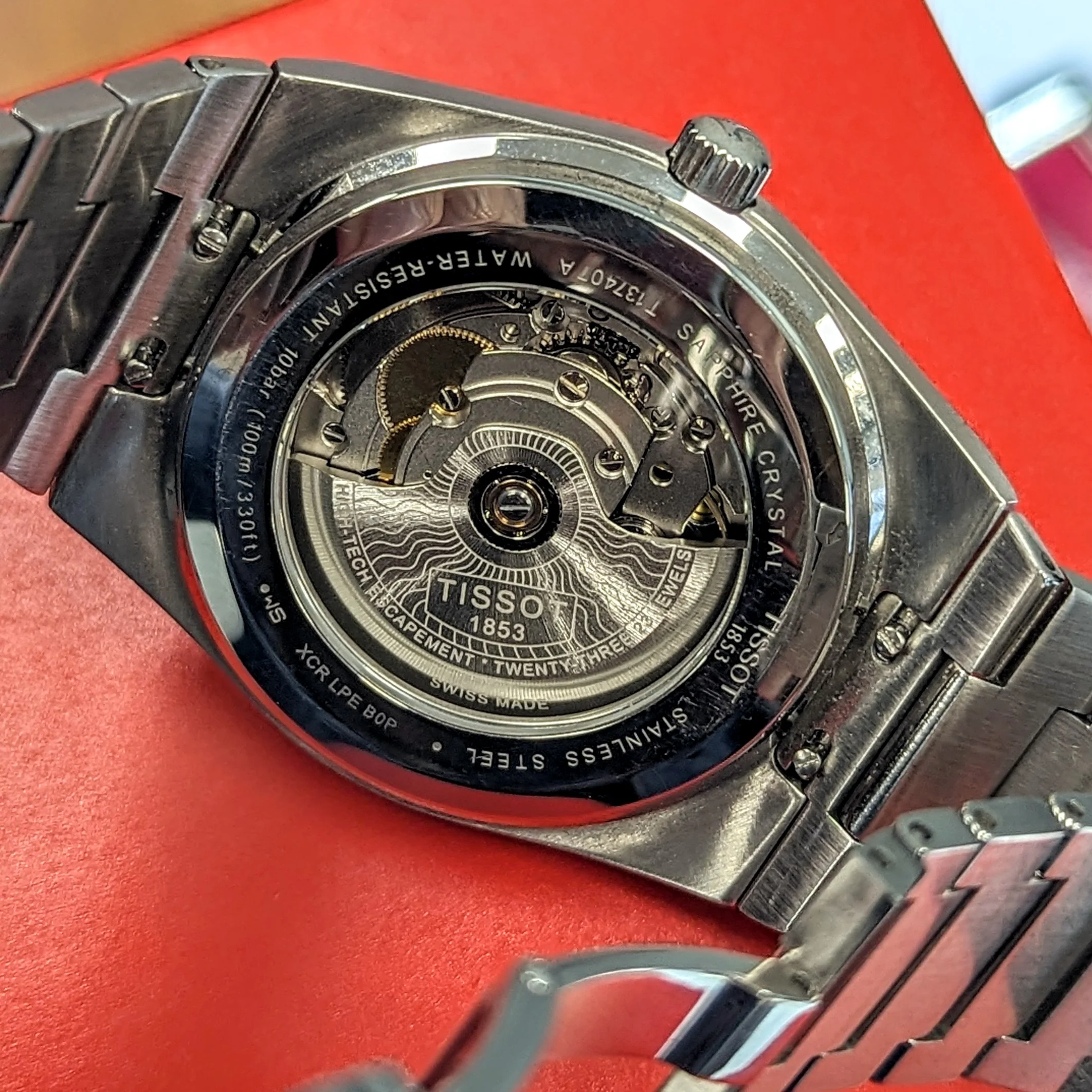 TISSOT PRX Powermatic 80 Automatic Watch Ref. T137407A Date Indicator Display Back – BOX & Papers! - Image 15