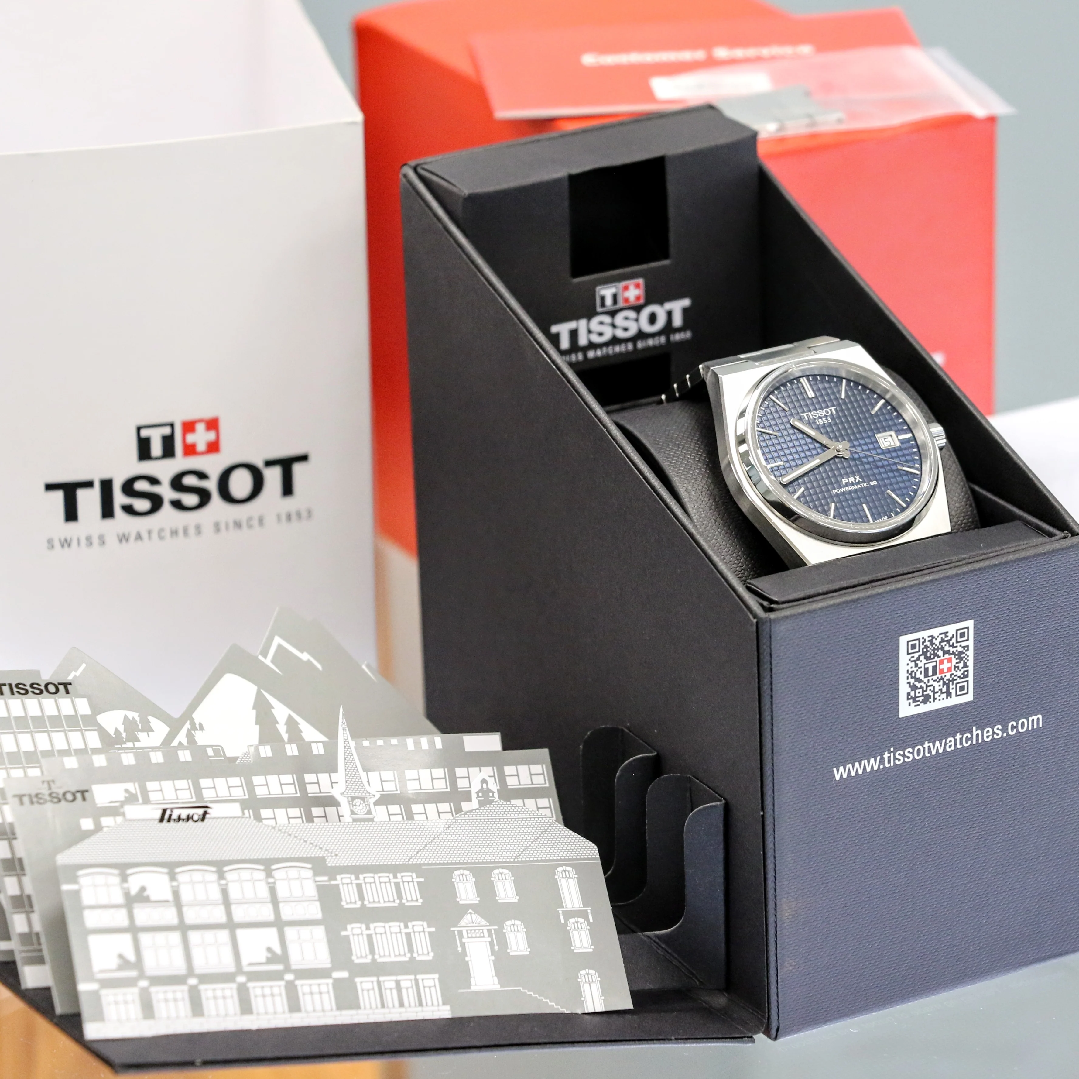 TISSOT PRX Powermatic 80 Automatic Watch Ref. T137407A Date Indicator Display Back – BOX & Papers! - Image 18