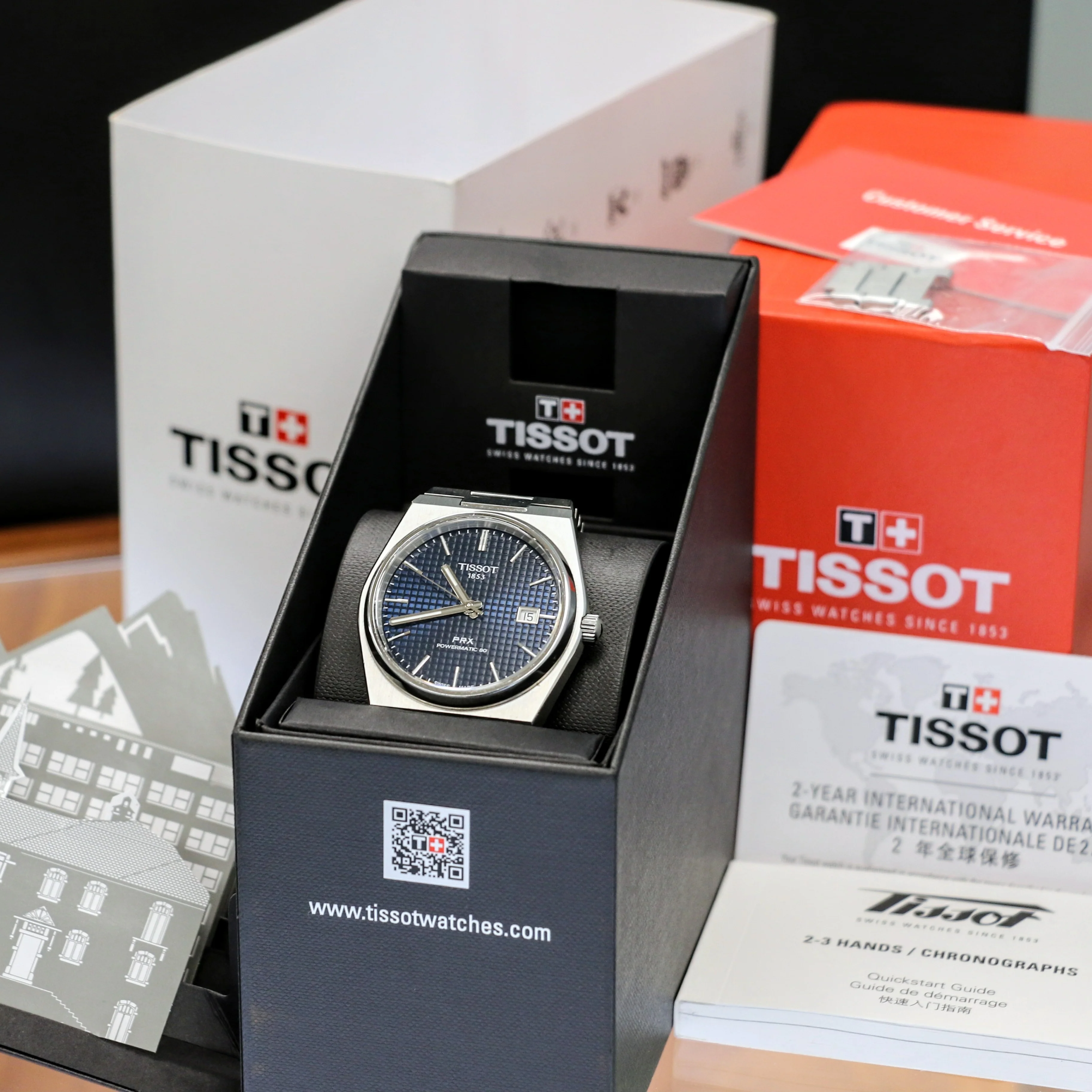 TISSOT PRX Powermatic 80 Automatic Watch Ref. T137407A Date Indicator Display Back – BOX & Papers! - Image 3