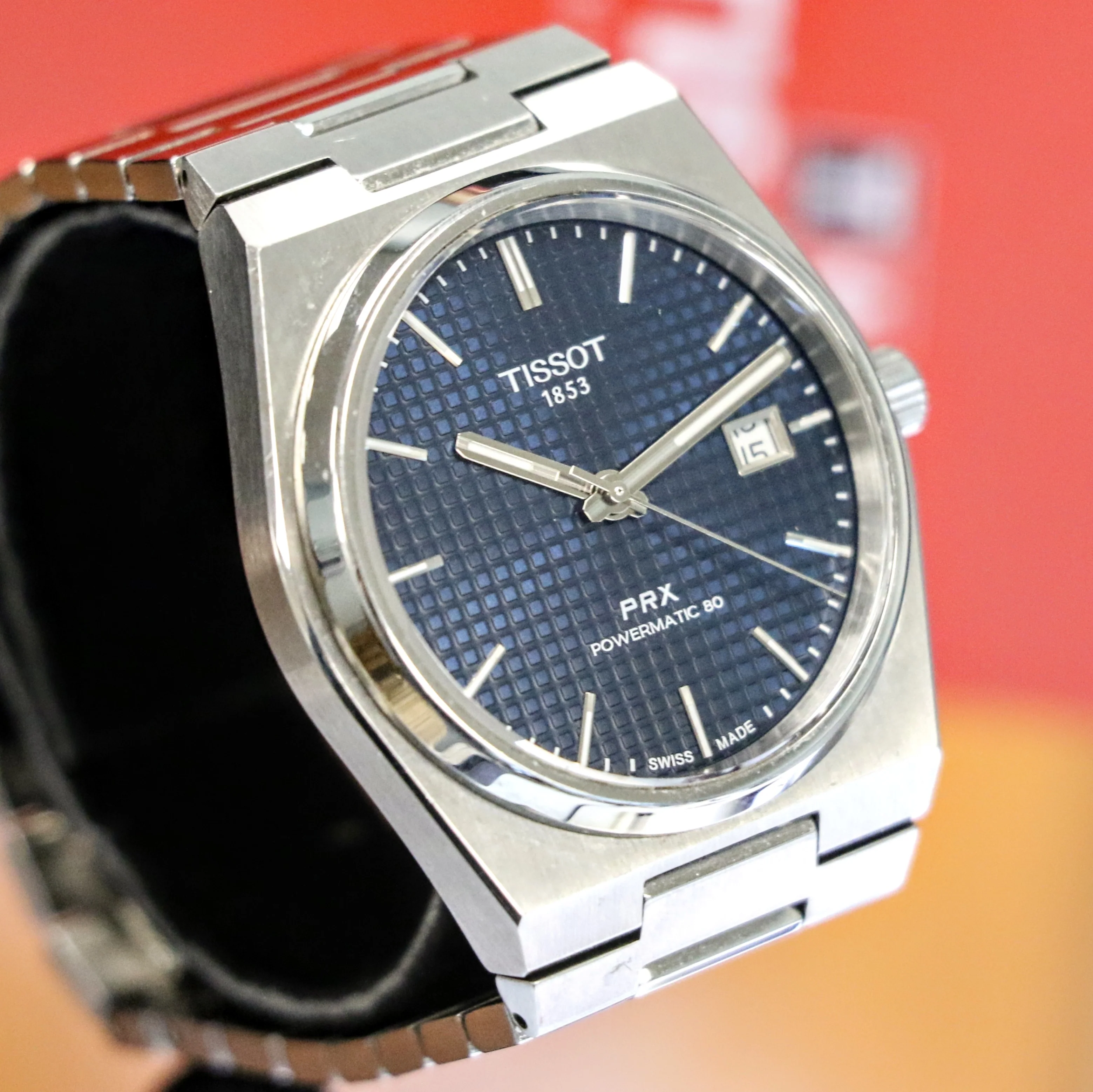 TISSOT PRX Powermatic 80 Automatic Watch Ref. T137407A Date Indicator Display Back – BOX & Papers! - Image 4