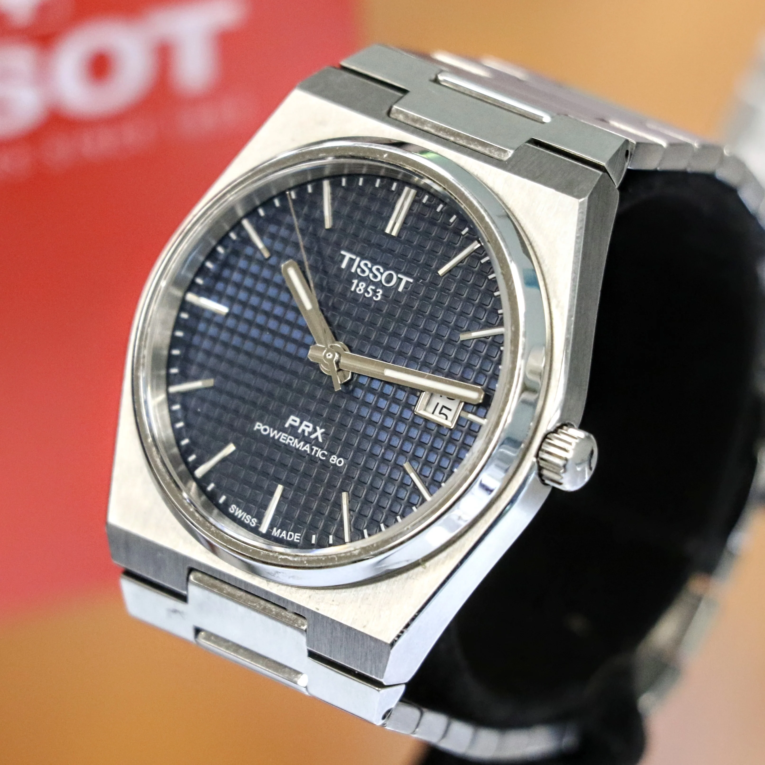 TISSOT PRX Powermatic 80 Automatic Watch Ref. T137407A Date Indicator Display Back – BOX & Papers! - Image 6