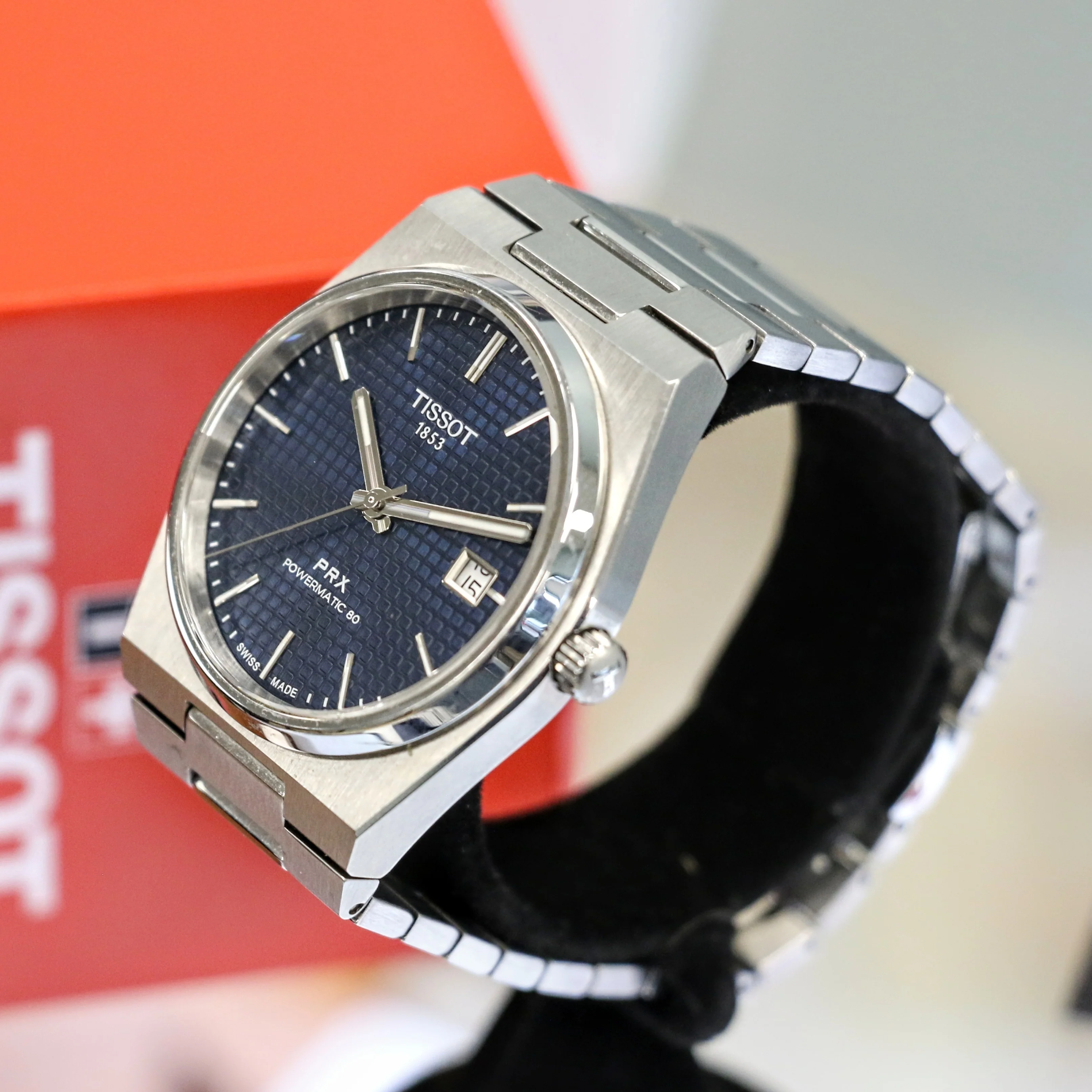 TISSOT PRX Powermatic 80 Automatic Watch Ref. T137407A Date Indicator Display Back – BOX & Papers! - Image 7