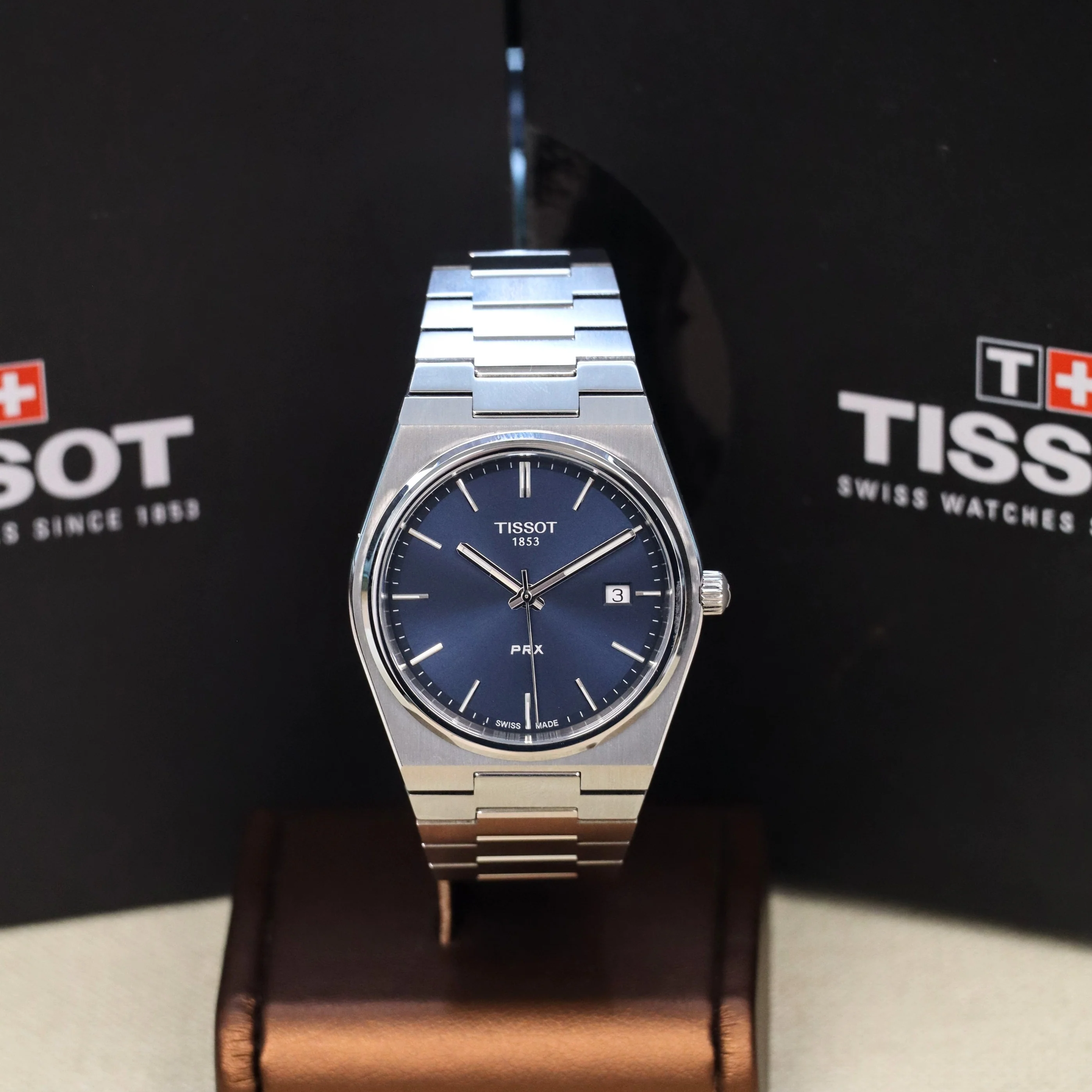 TISSOT PRX Quartz Watch Blue Dial Ref. T137.410 - ALL Original Box, Sleeve & Papers - Image 3