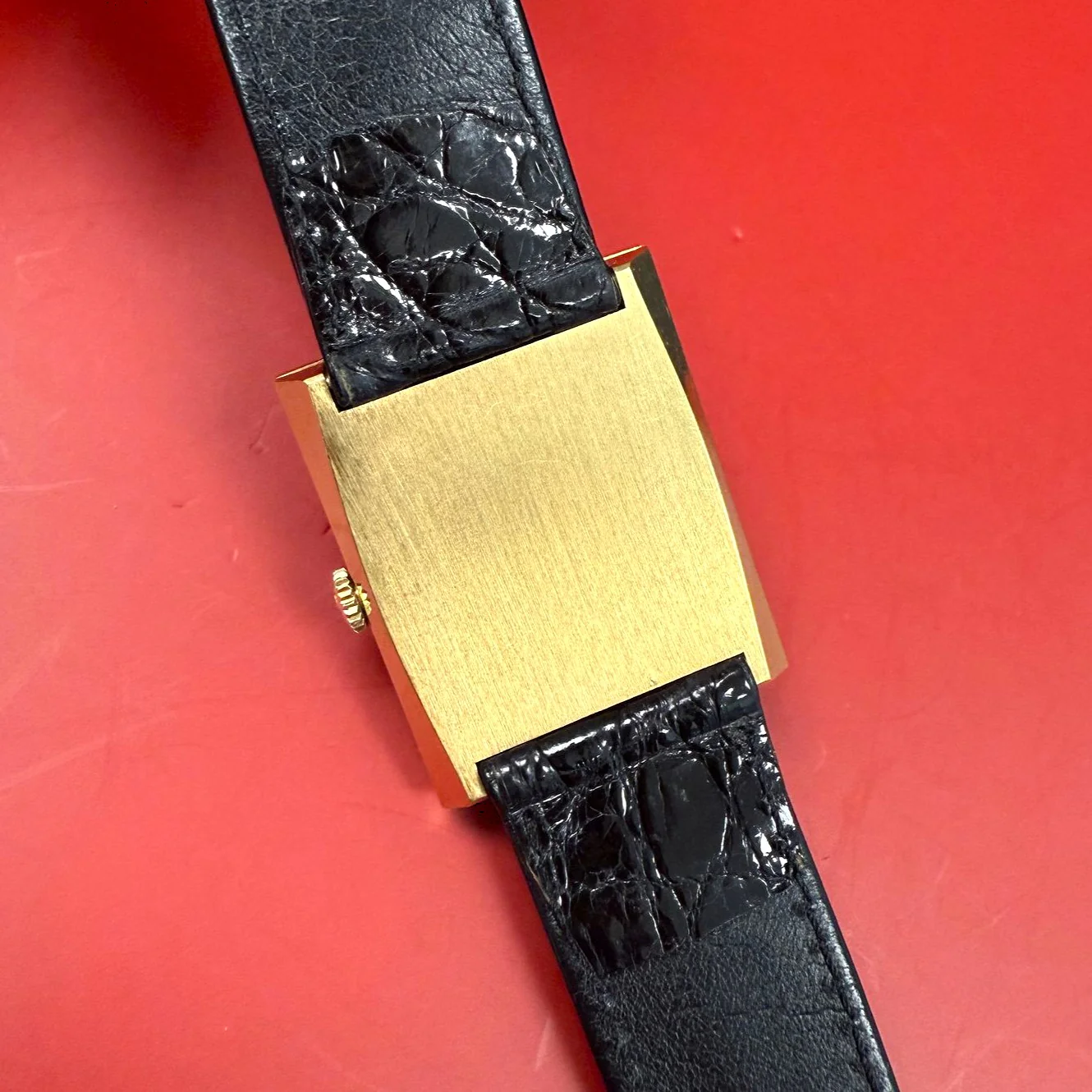 1972 Tissot Stylist Dress Watch Jumbo Tank Case Swiss Wristwatch - Original Strap - Image 14