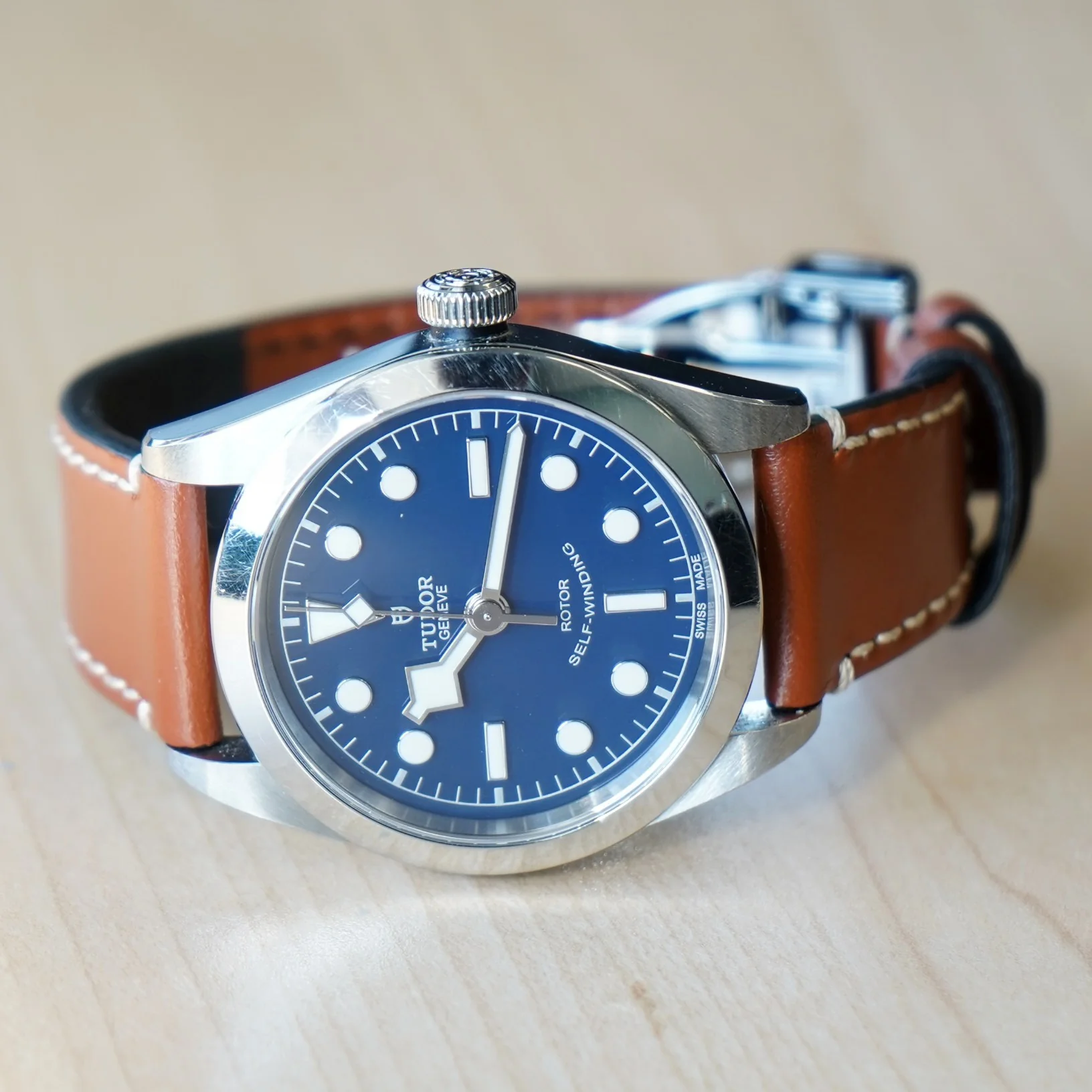 TUDOR Black Bay Automatic Watch Ref. 79500 36mm Blue Dial Self-Winding Wristwatch - Serial Number 428T860 - Image 7