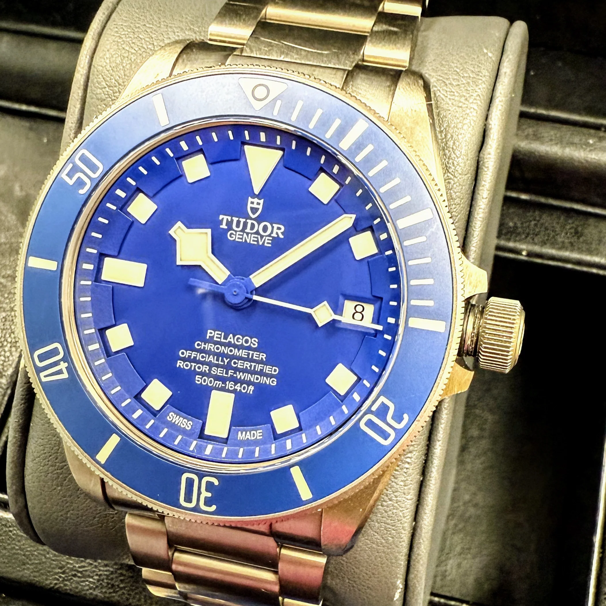 TUDOR Pelagos Automatic Watch 25600TB 42mm Blue Dial Titanium Bracelet - Image 5