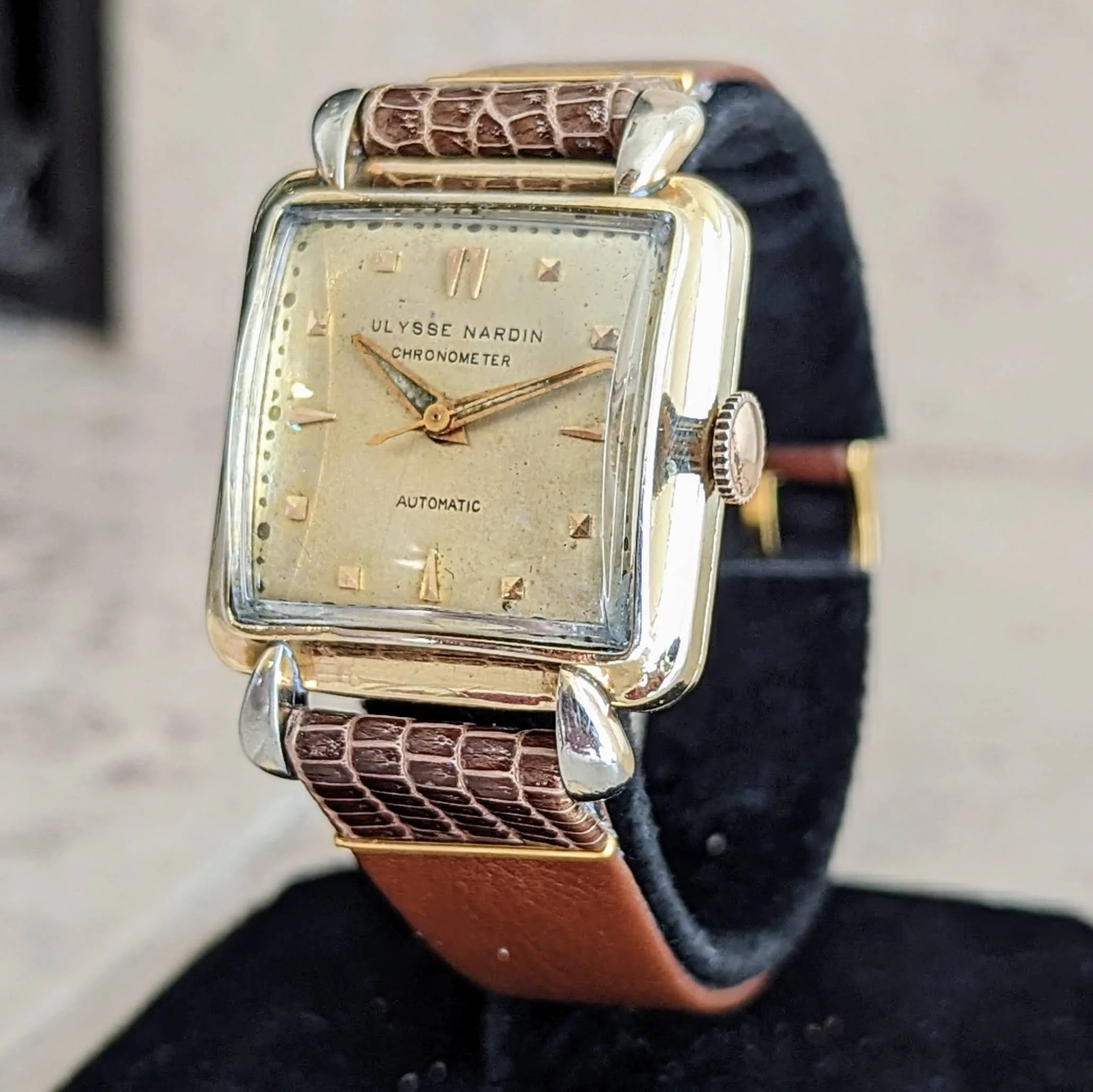 ULYSSE NARDIN Chronometer Automatic Watch Swiss Vintage Wristwatch - Image 4
