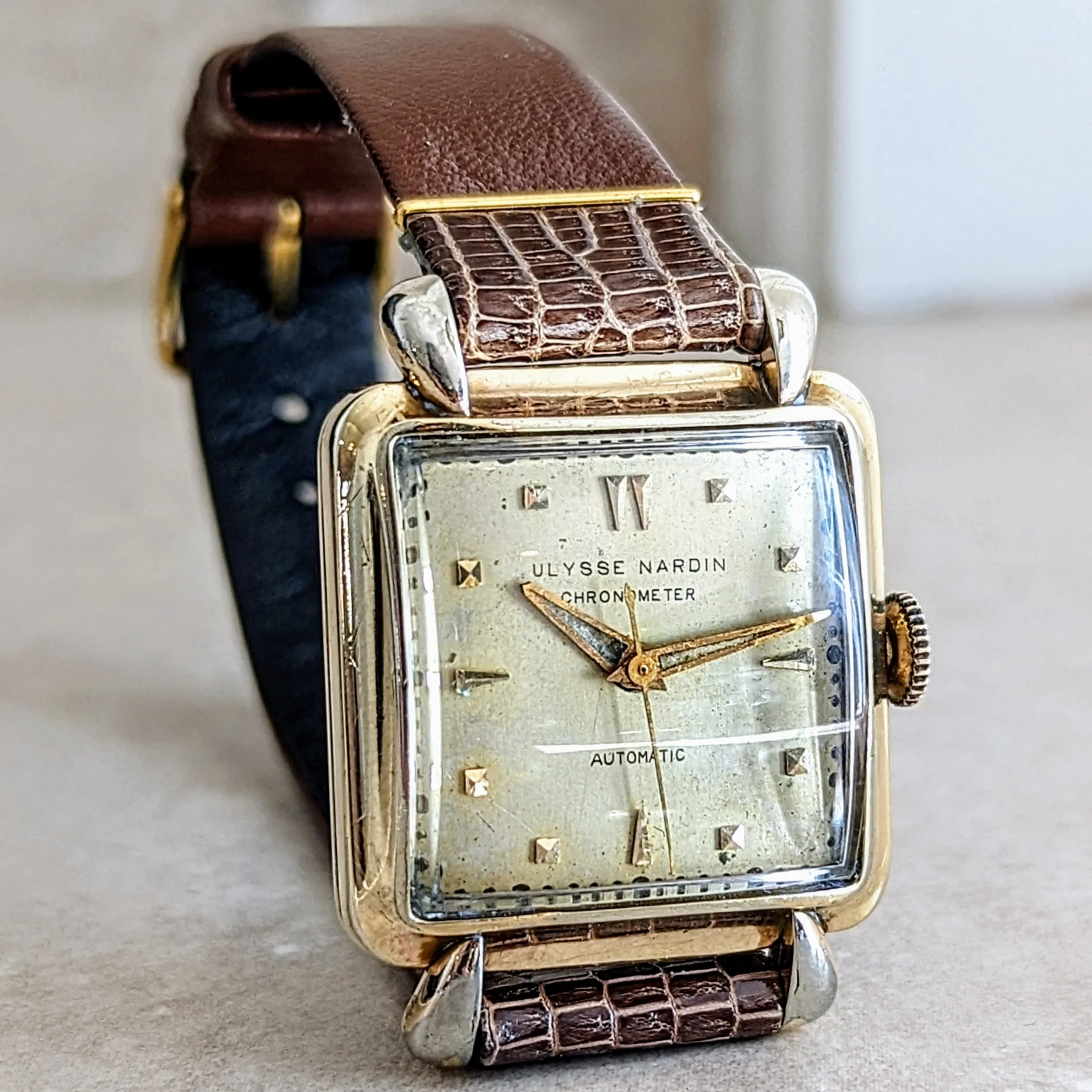 ULYSSE NARDIN Chronometer Automatic Watch Swiss Vintage Wristwatch - Image 6