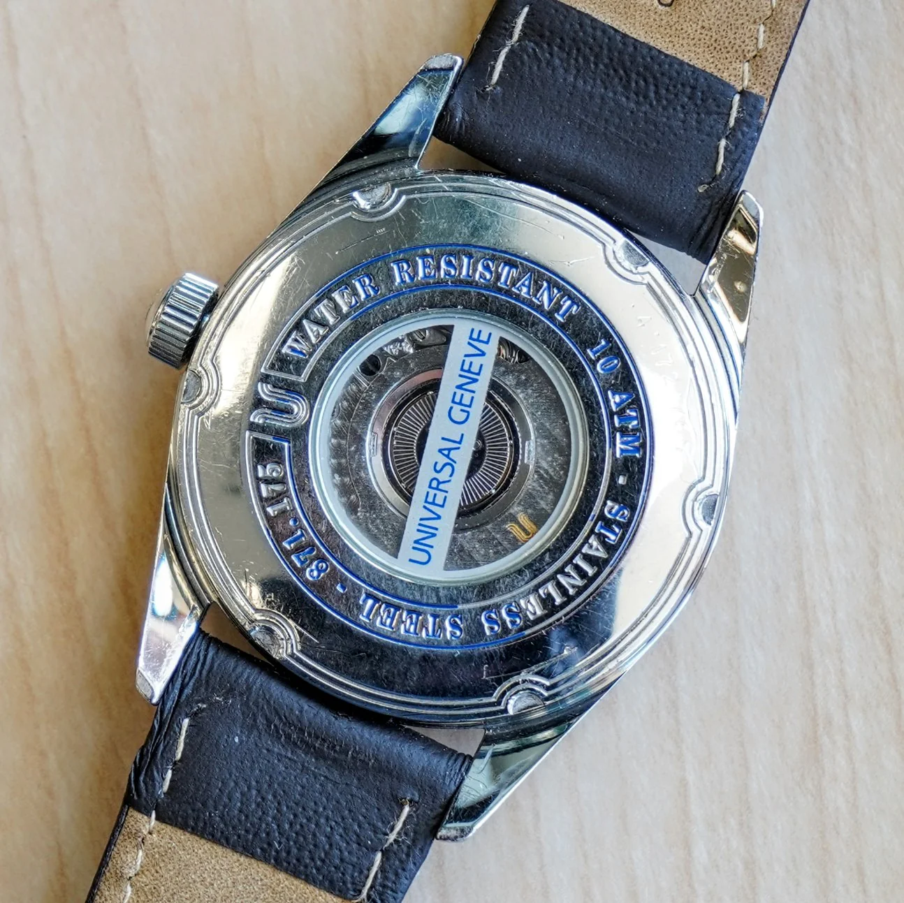 UNIVERSAL GENEVE Diver Automatic Watch 871.175 35mm Date Indicator Wristwatch - Image 12