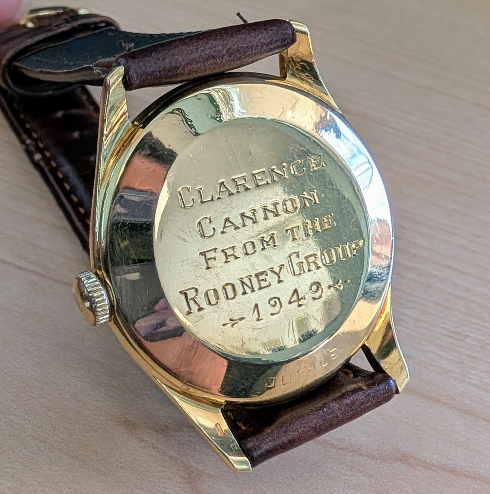 The Clarence Cannon Presentation Watch — 1949 Vacheron & Constantin Genève in 18K Gold - Image 7