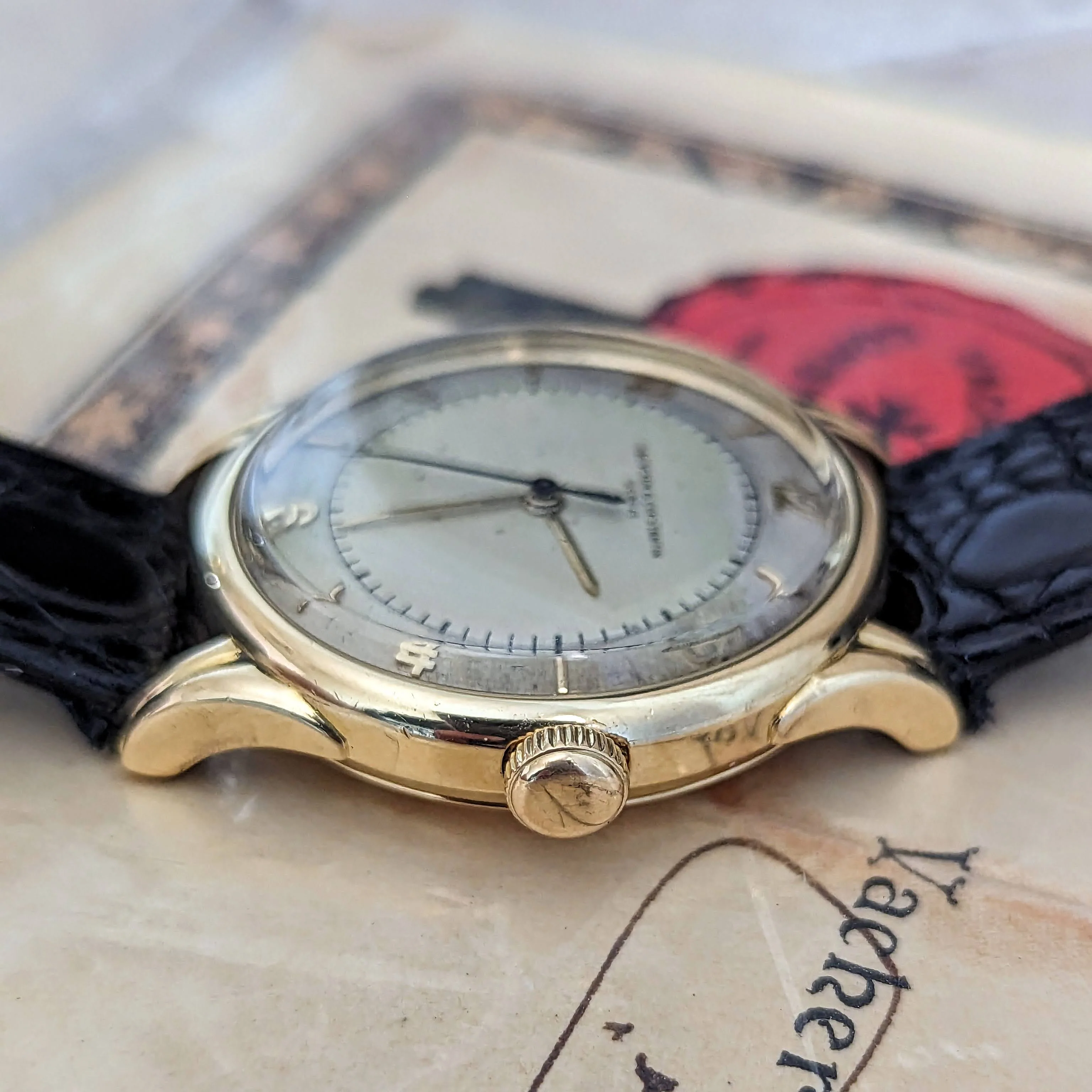 VACHERON CONSTANTIN Geneve 18K Wristwatch Ref. 4466 Cal. 477/1 Bumper Automatic Watch - Box & Papers - Image 11