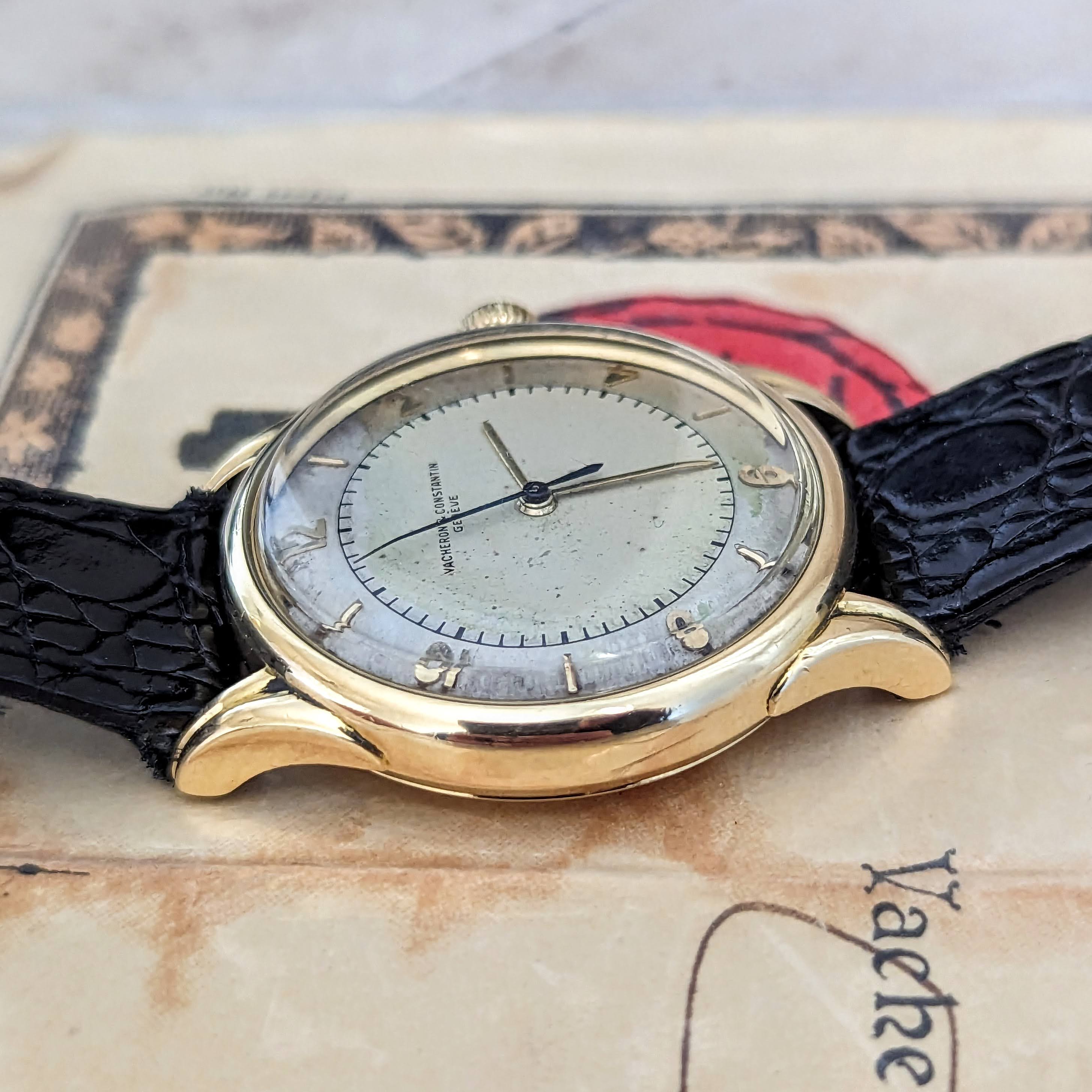 VACHERON CONSTANTIN Geneve 18K Wristwatch Ref. 4466 Cal. 477/1 Bumper Automatic Watch - Box & Papers - Image 12