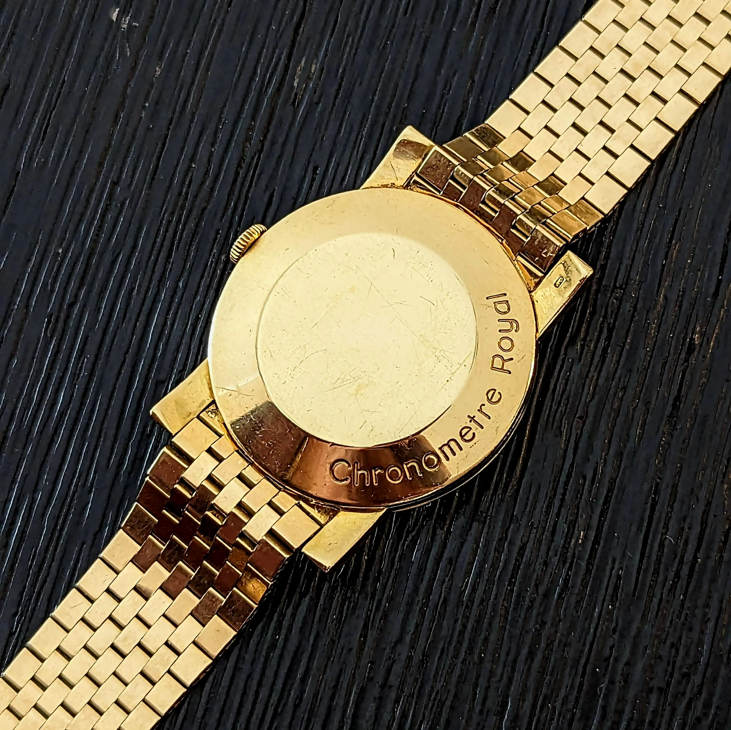 Vacheron Constantin Chronometre Royal 4907 18K GOLD Watch on Gay Freres 18K GOLD Bracelet - Image 16