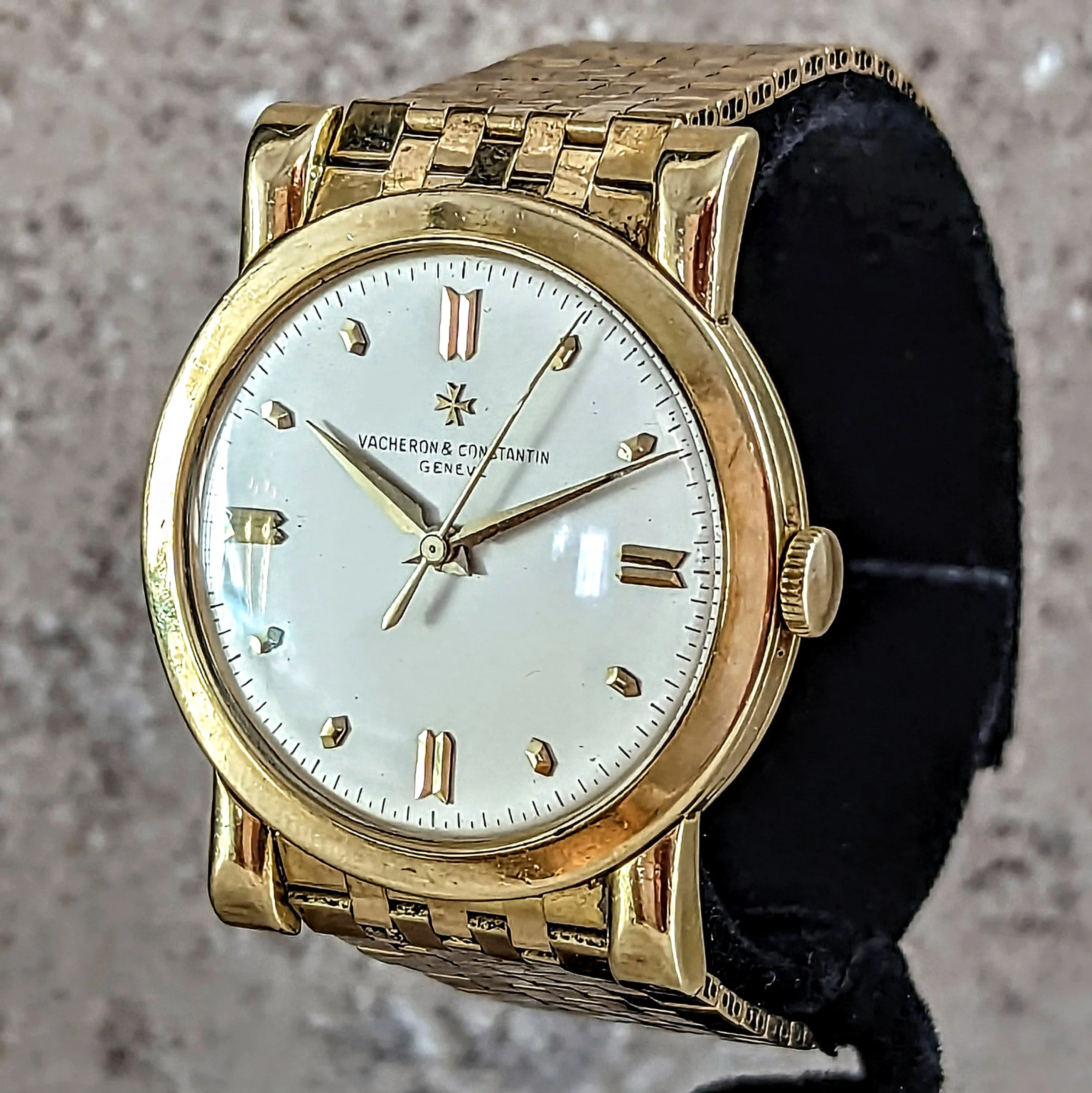 Vacheron Constantin Chronometre Royal 4907 18K GOLD Watch on Gay Freres 18K GOLD Bracelet - Image 22