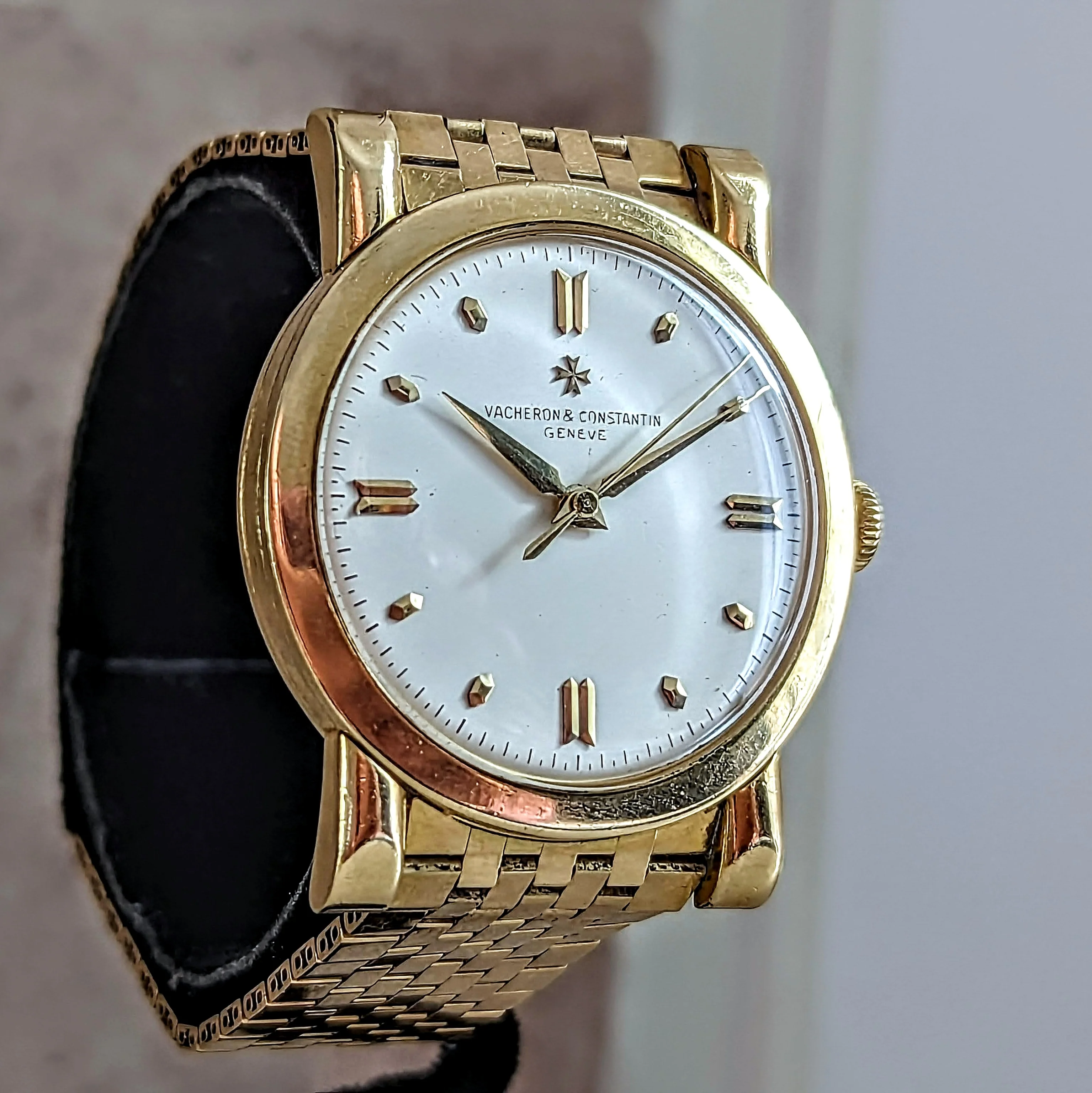 Vacheron Constantin Chronometre Royal 4907 18K GOLD Watch on Gay Freres 18K GOLD Bracelet - Image 24