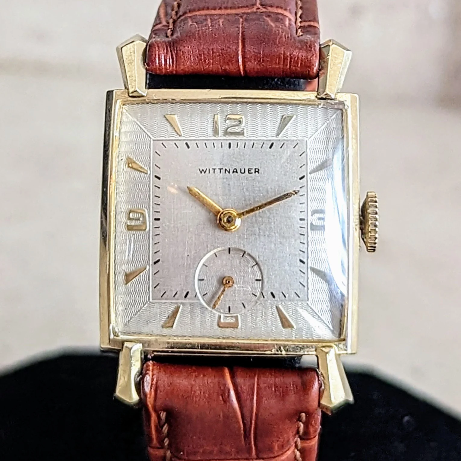 Vintage 1960 WITTNAUER Watch Cal. REVUE 76/3 Swiss 10K GF Wristwatch - Image 3