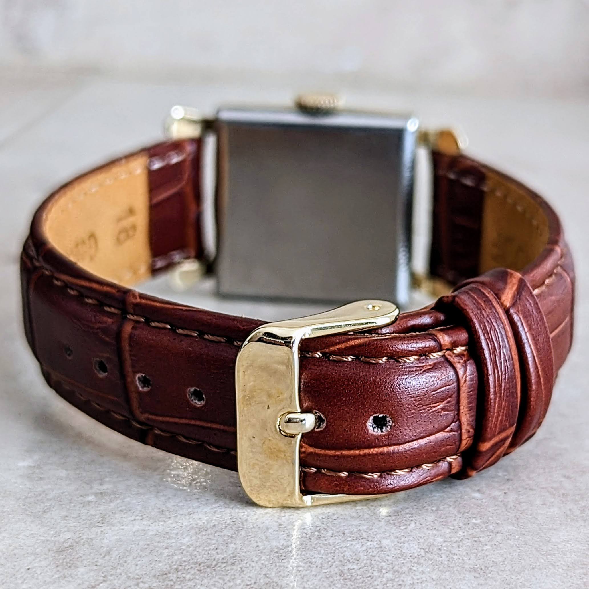 Vintage 1960 WITTNAUER Watch Cal. REVUE 76/3 Swiss 10K GF Wristwatch - Image 9