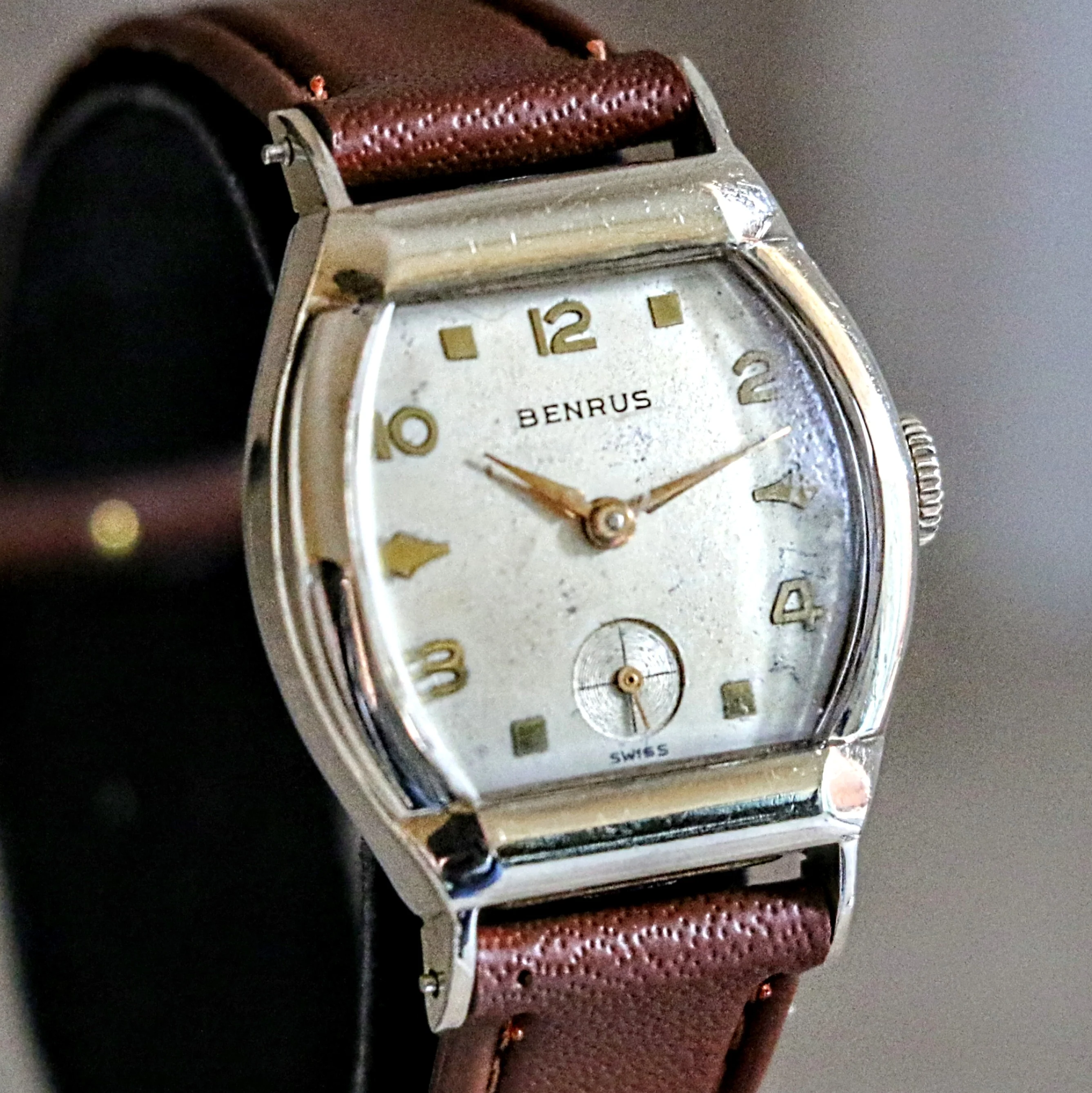 BENRUS Watch Model DN21 17 Jewels ETA 1281 Swiss Made Wristwatch - Image 5