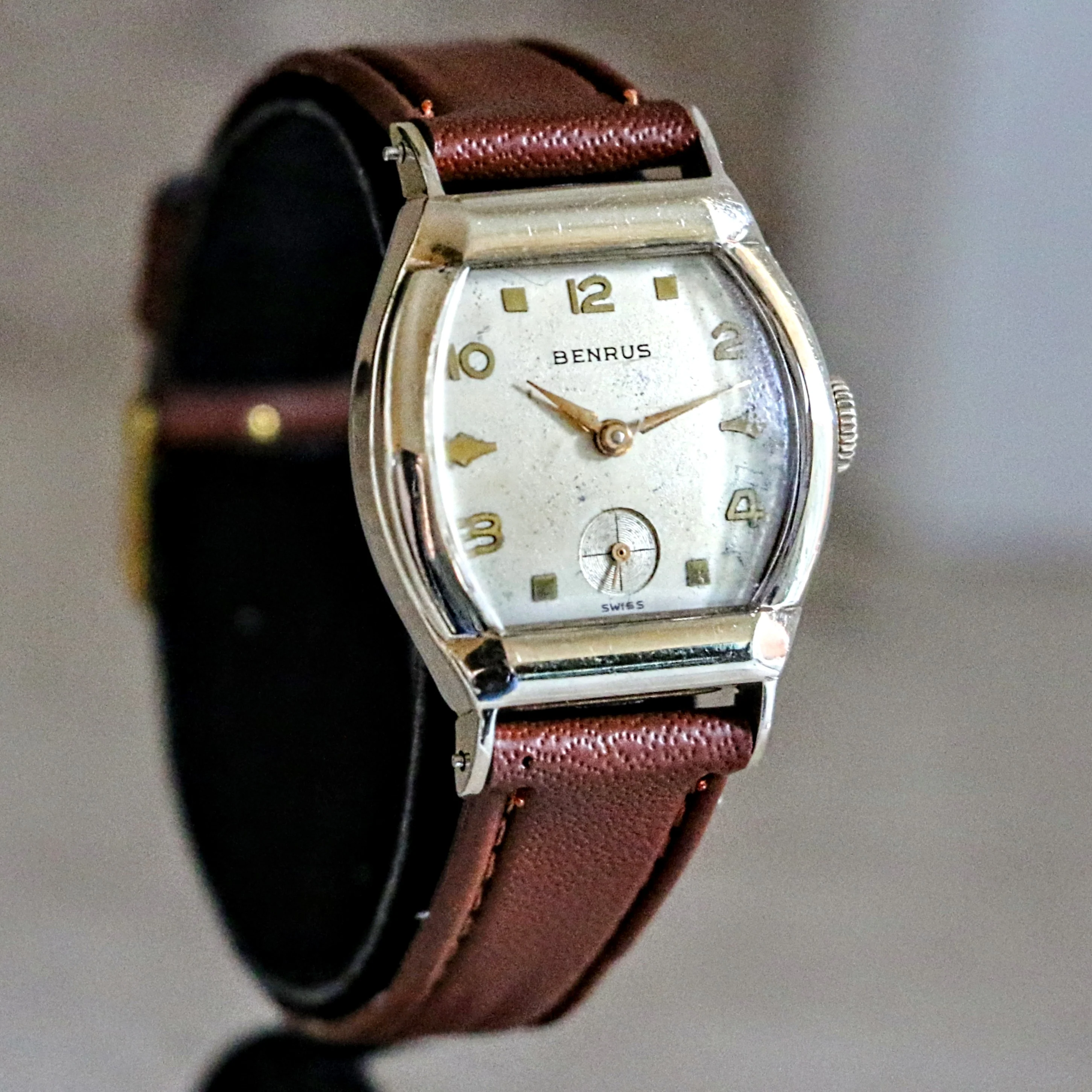 BENRUS Watch Model DN21 17 Jewels ETA 1281 Swiss Made Wristwatch - Image 6