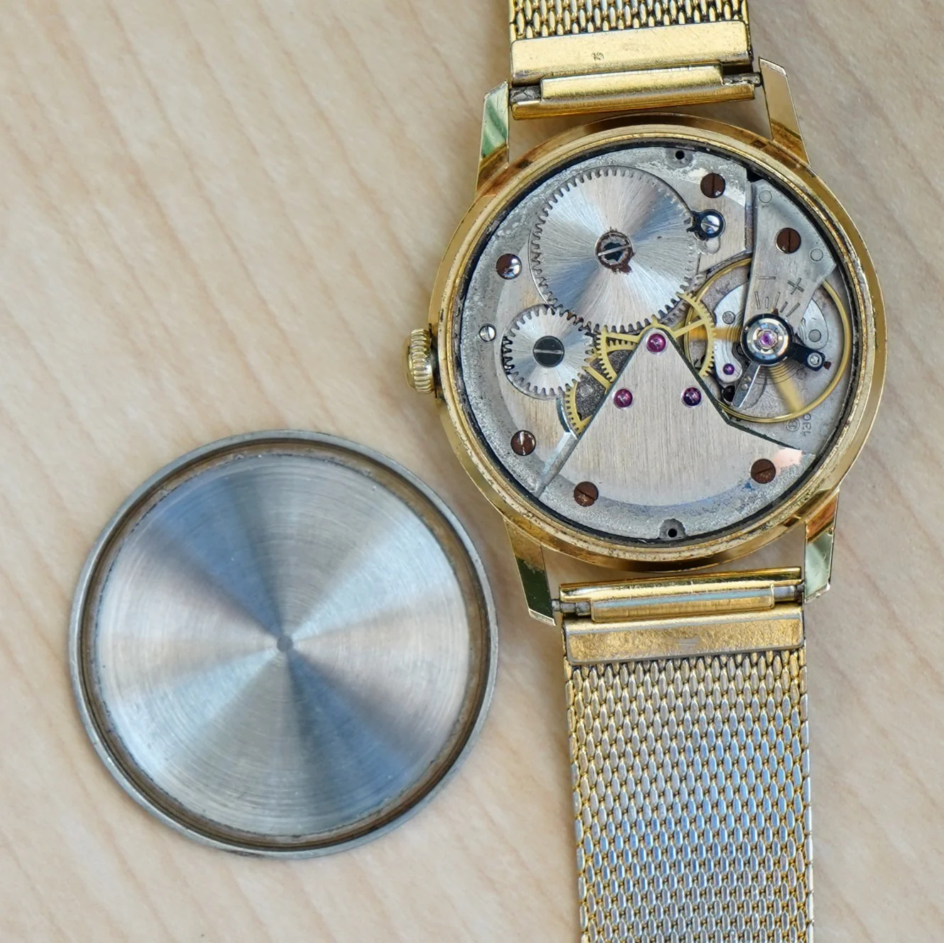 Vintage BIFORA Stratos Watch 17 Rubis Bishock Cal. B 130 Wristwatch 34mm Round Case - Image 10