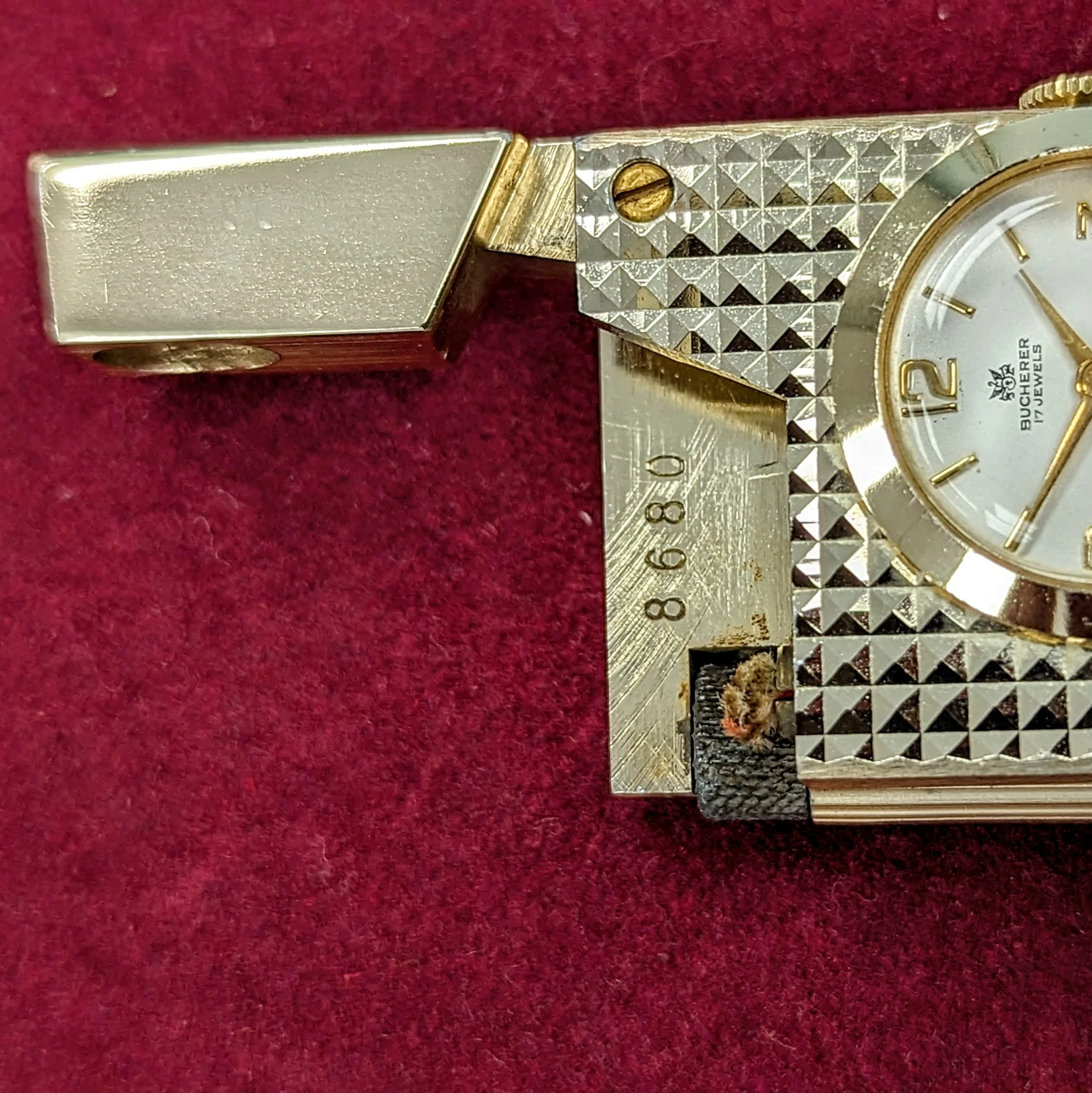 Vintage BUCHERER Lighter Swiss Made Mechanical Watch 17 Jewels - Image 11