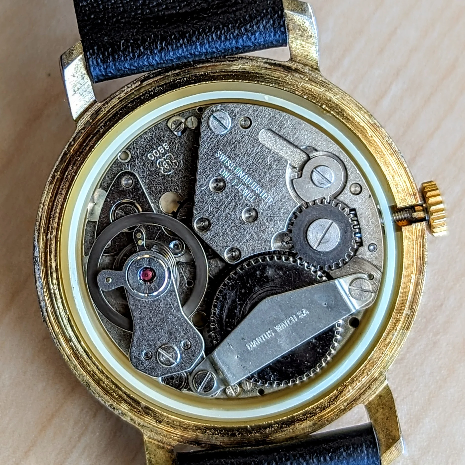 1960's DIANTUS Antimagnetic Watch Cal. EB 8800 Swiss Made Vintage Wristwatch - Image 13