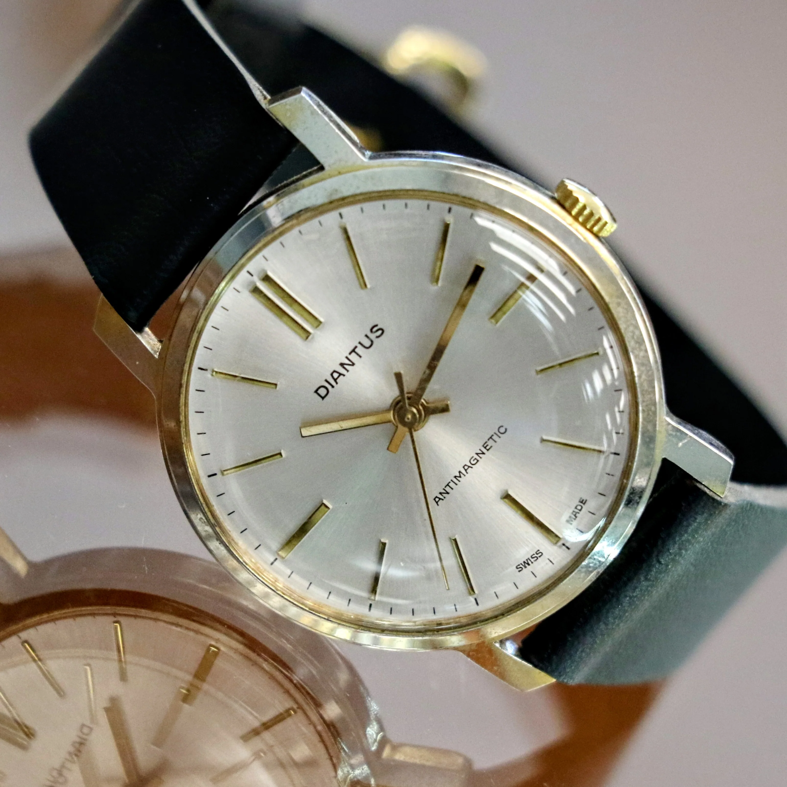 1960's DIANTUS Antimagnetic Watch Cal. EB 8800 Swiss Made Vintage Wristwatch - Image 8