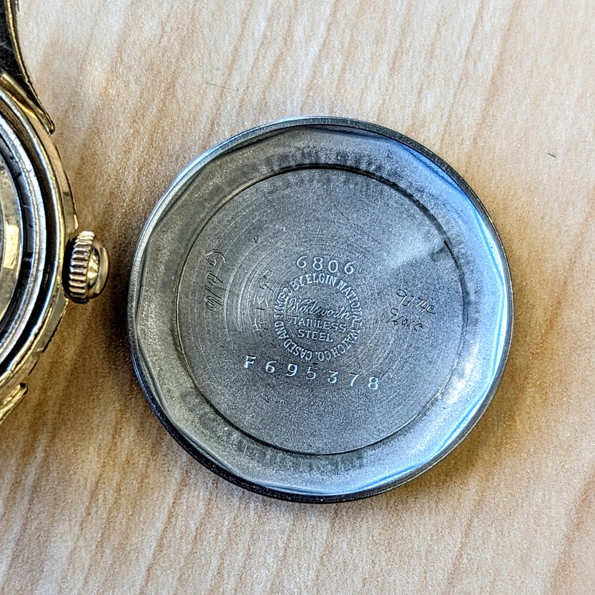 Vintage ELGIN Automatic Watch Durapower Shockmaster Ref. 6806 Wristwatch "Bottlecap" - Image 14