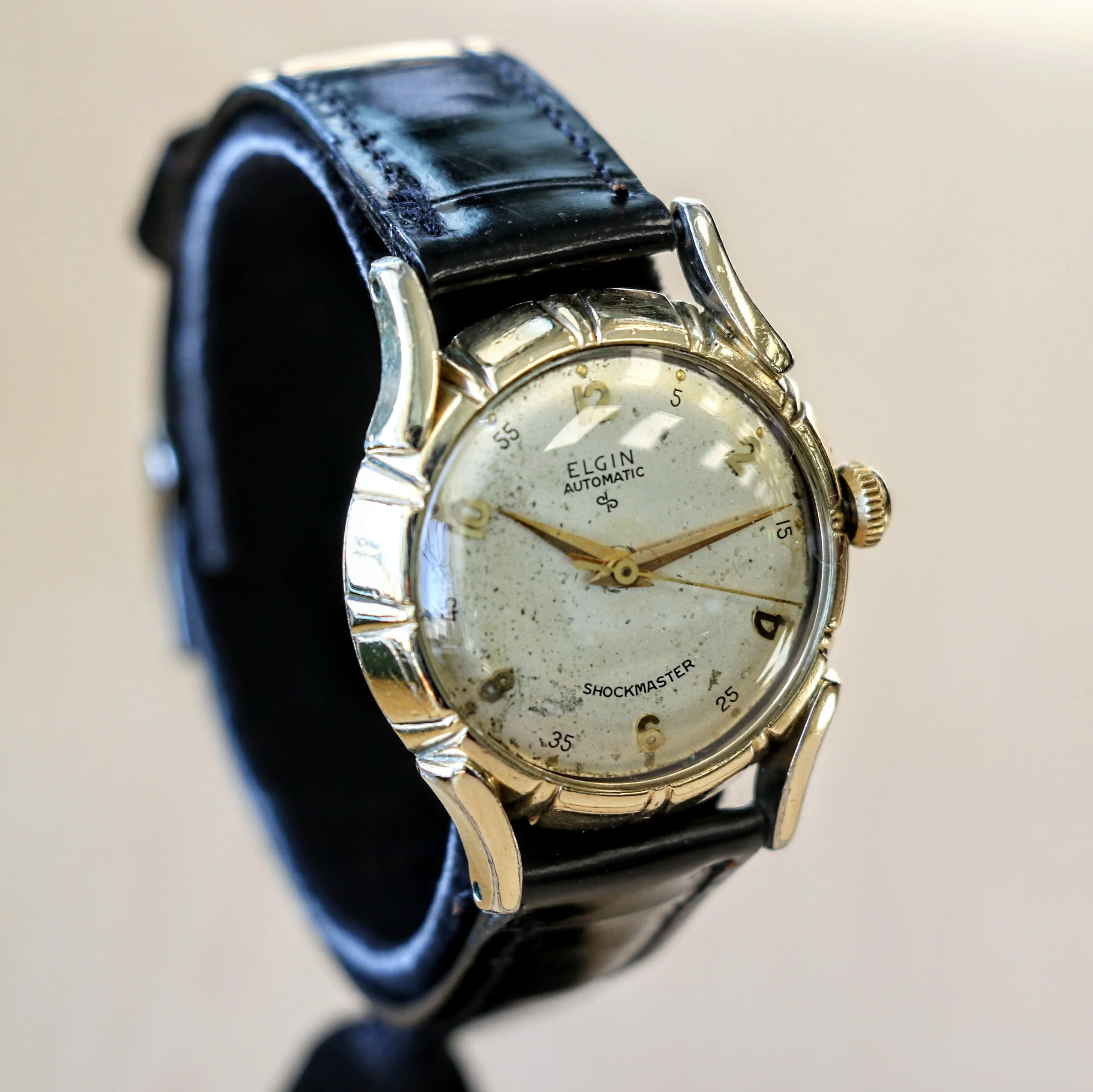 Vintage ELGIN Automatic Watch Durapower Shockmaster Ref. 6806 Wristwatch "Bottlecap" - Image 2
