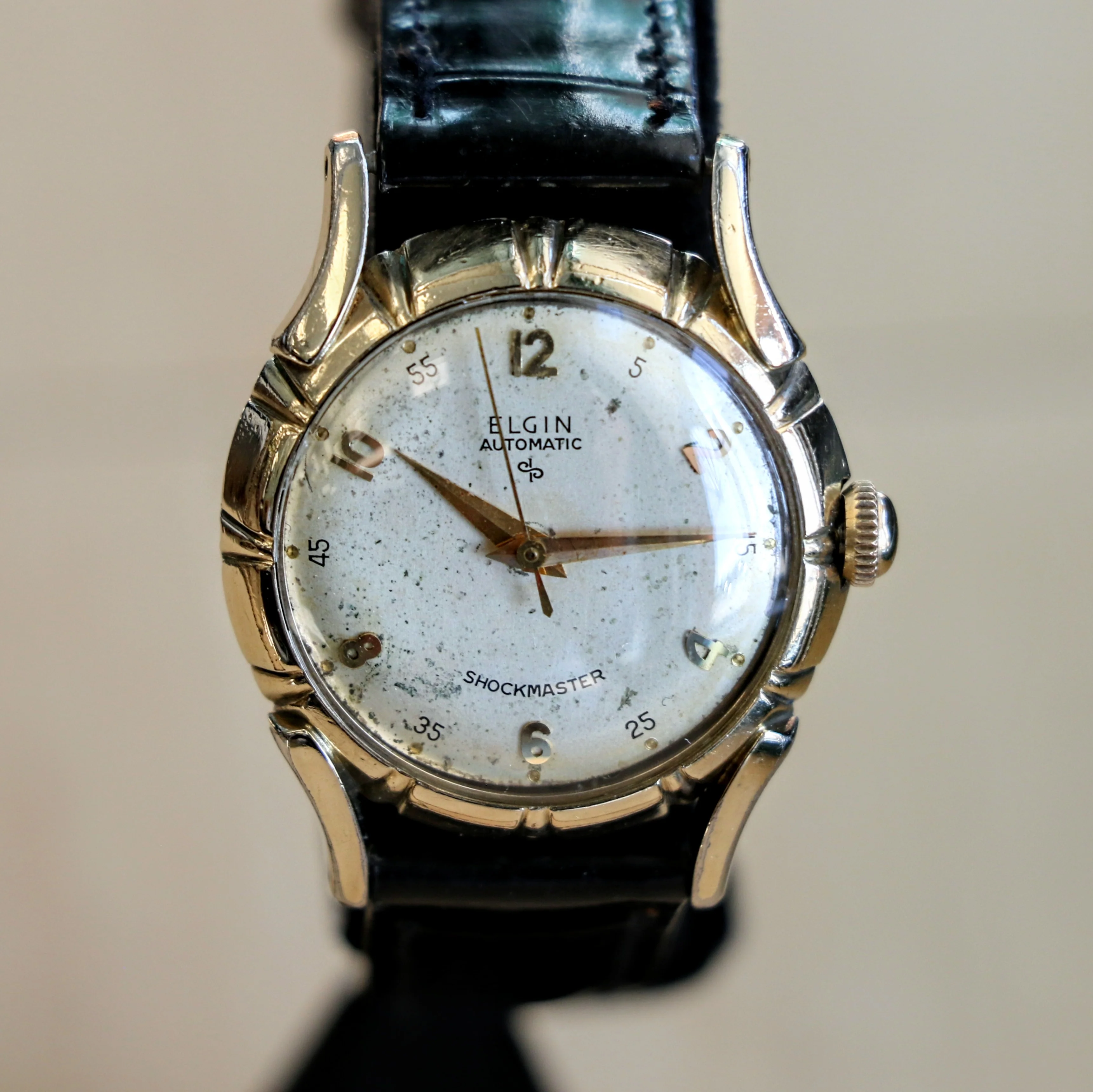 Vintage ELGIN Automatic Watch Durapower Shockmaster Ref. 6806 Wristwatch "Bottlecap" - Image 3