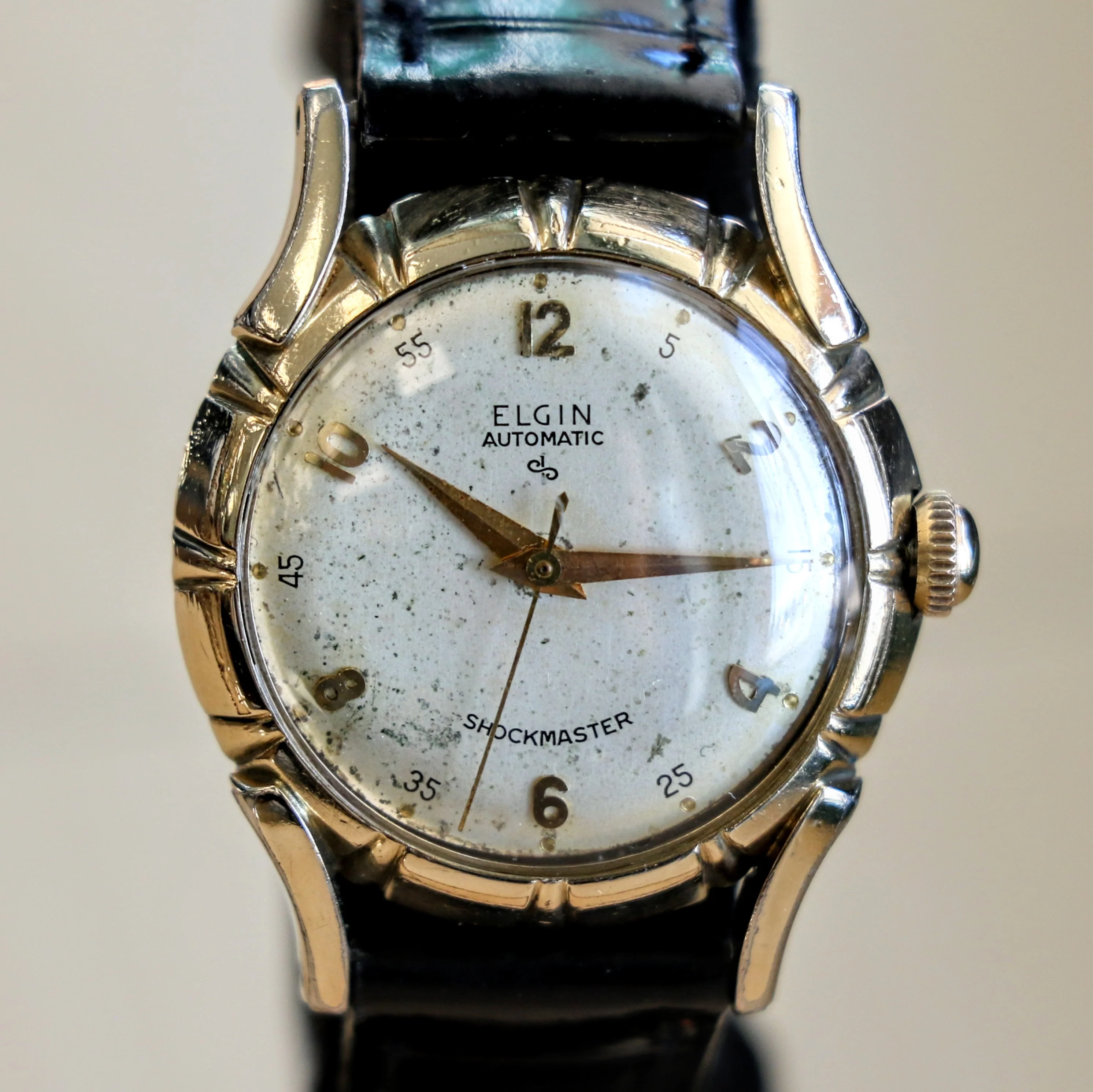 Vintage ELGIN Automatic Watch Durapower Shockmaster Ref. 6806 Wristwatch "Bottlecap" - Image 4