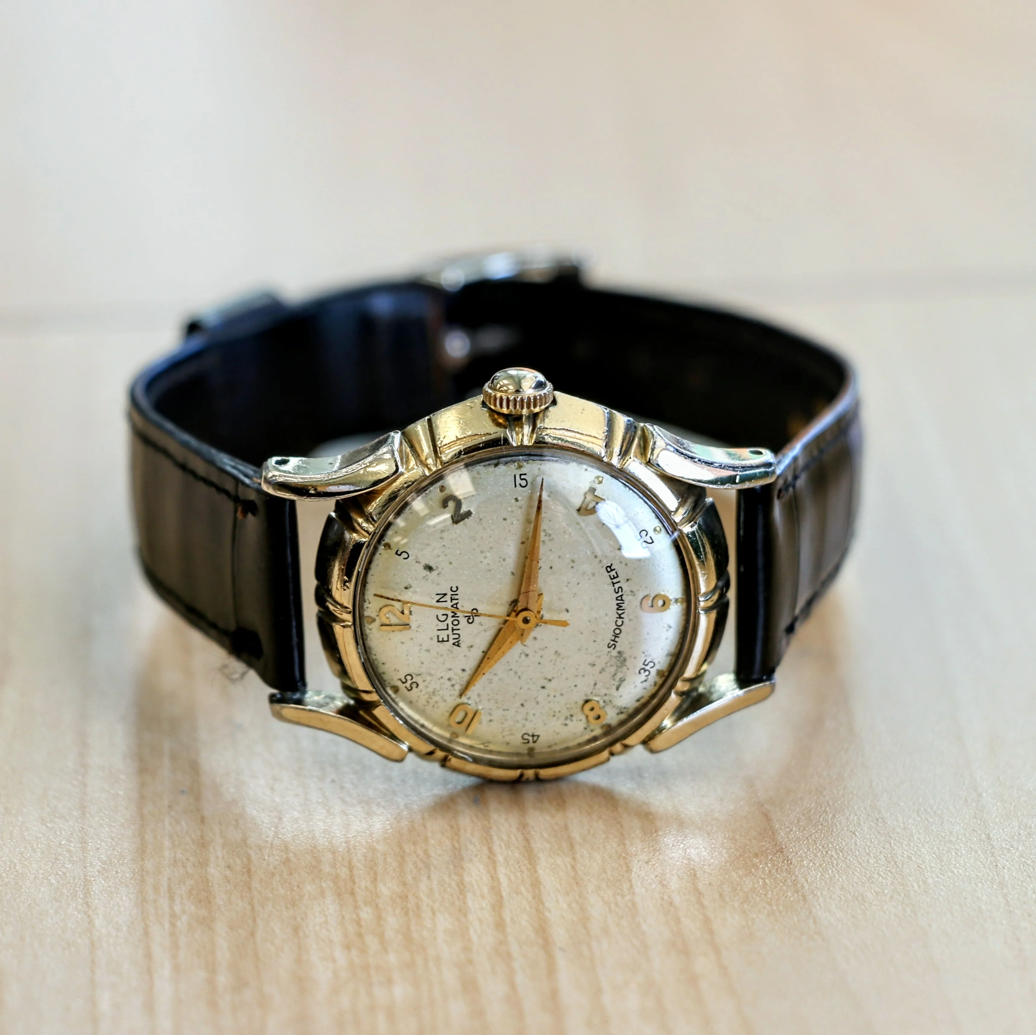 Vintage ELGIN Automatic Watch Durapower Shockmaster Ref. 6806 Wristwatch "Bottlecap" - Image 8