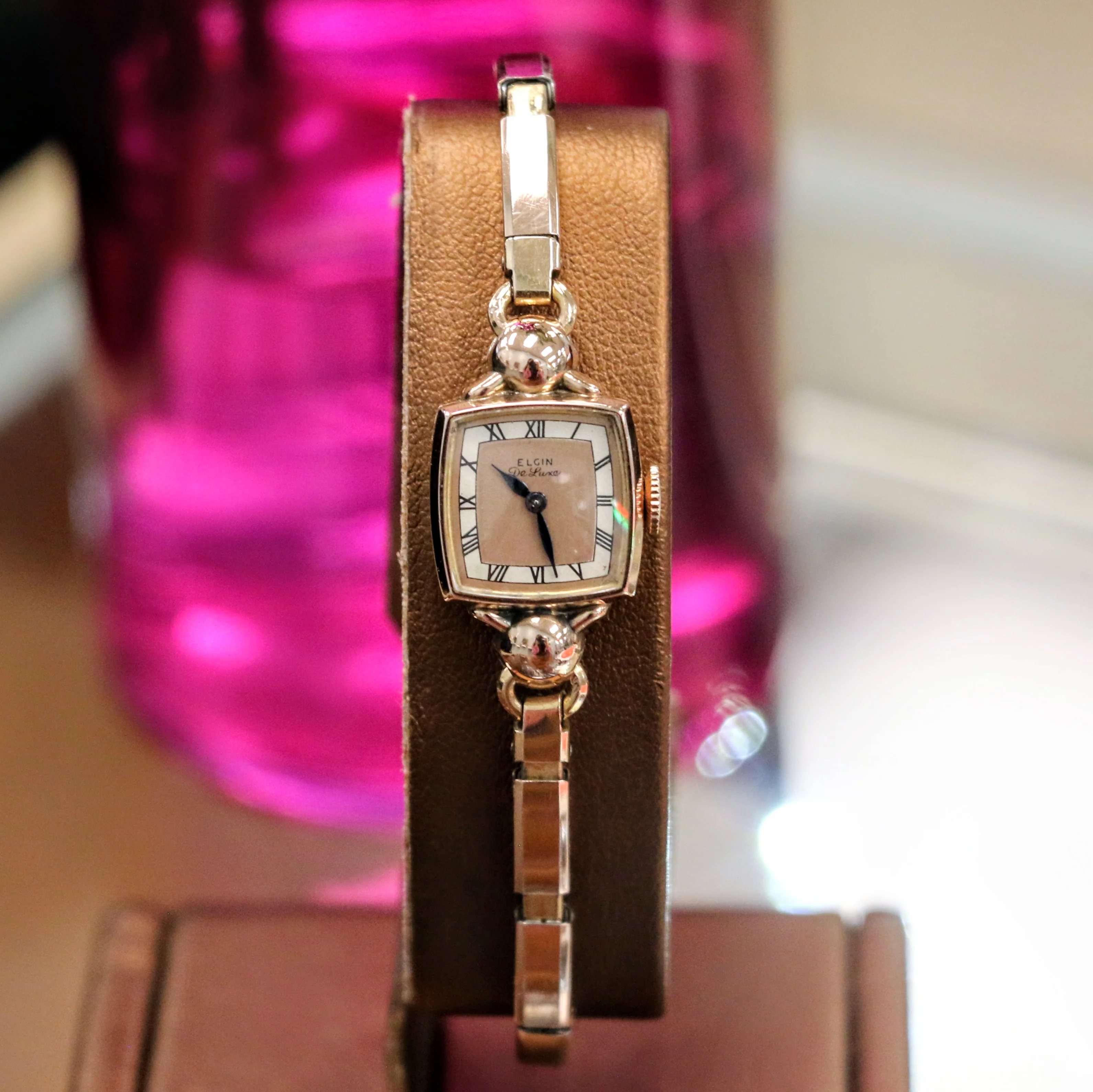 1941 ELGIN De Luxe Ladies Watch 17 Jewels Grade 617 U.S.A. Wristwatch - 10K Rose G.F. - Image 2