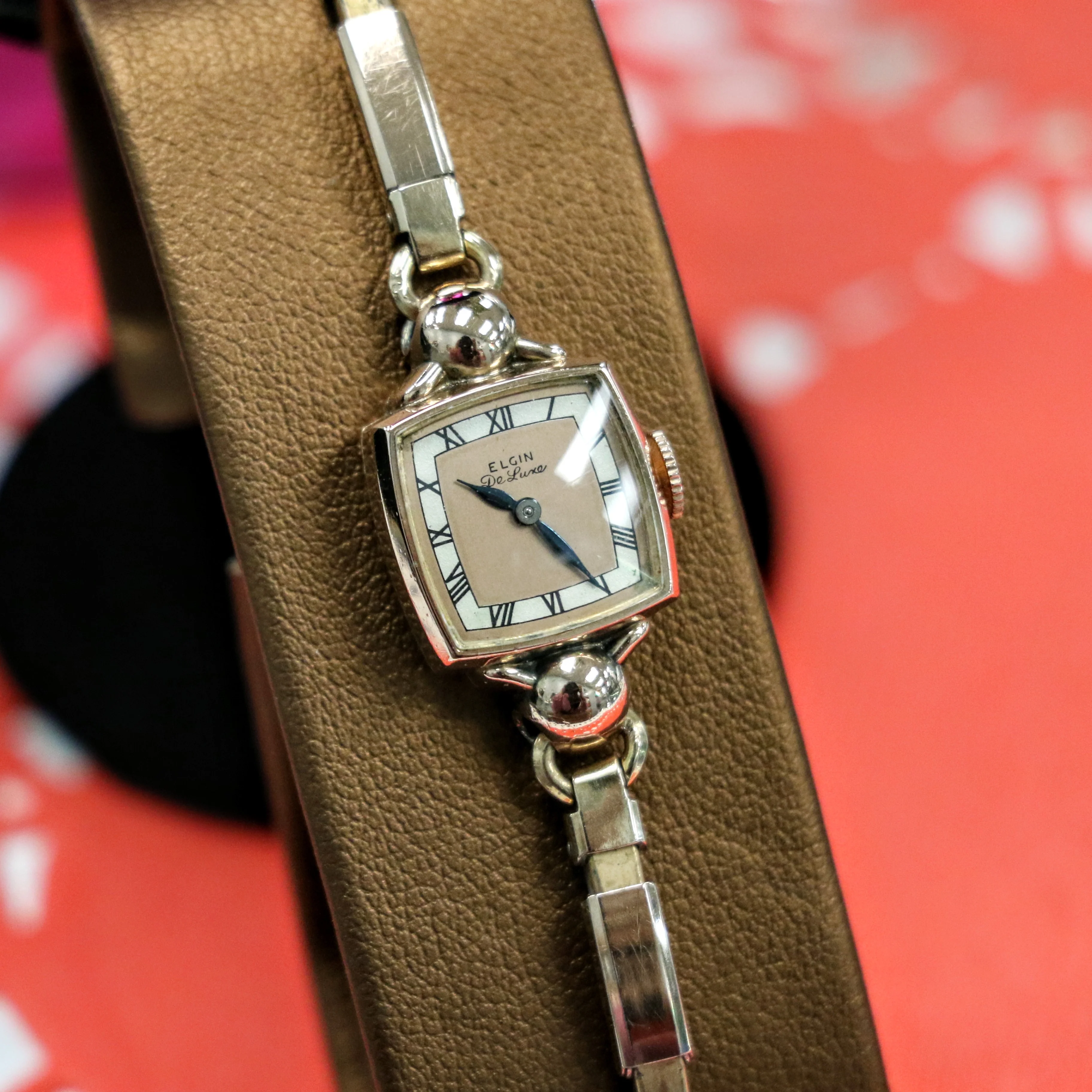 1941 ELGIN De Luxe Ladies Watch 17 Jewels Grade 617 U.S.A. Wristwatch - 10K Rose G.F. - Image 9