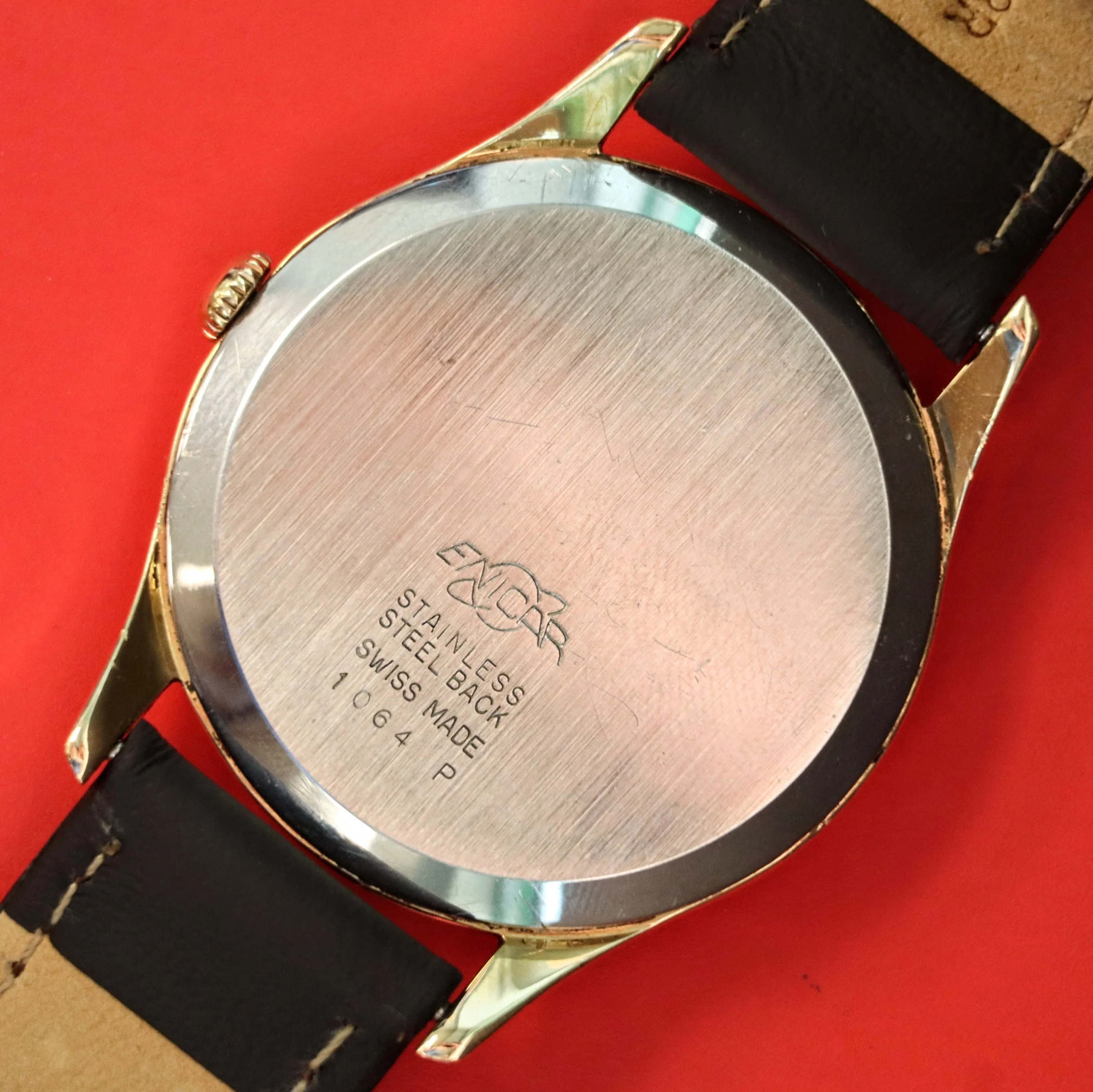 Vintage ENICAR Ultrasonic 17 Jewels Watch Sub-Second Cal. 1292 Swiss Wristwatch - Image 9