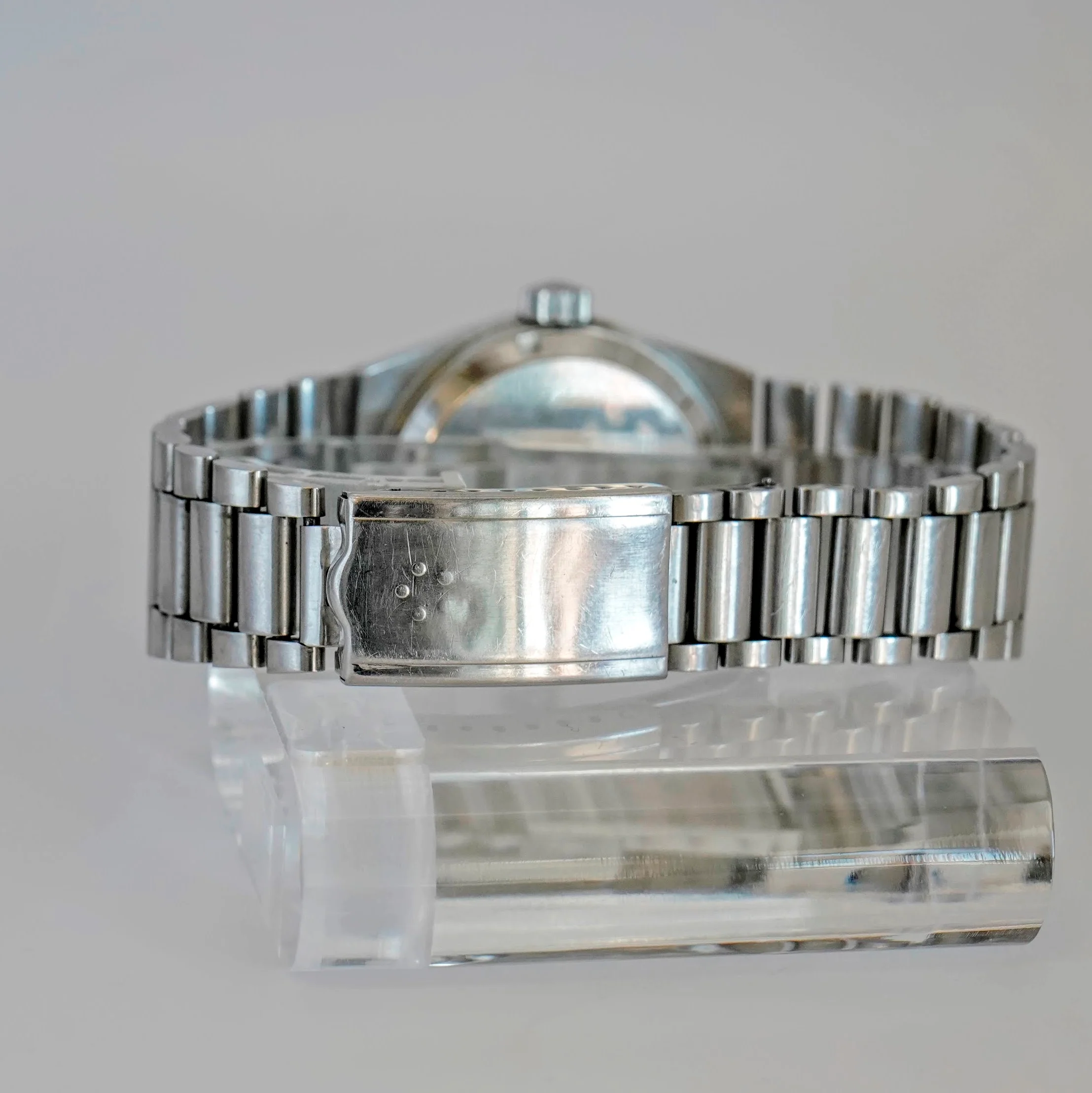 Vintage Eterna-Matic Kontiki 20 Watch Day/Date 37mm ALL S.S. - Original Bracelet - Image 7