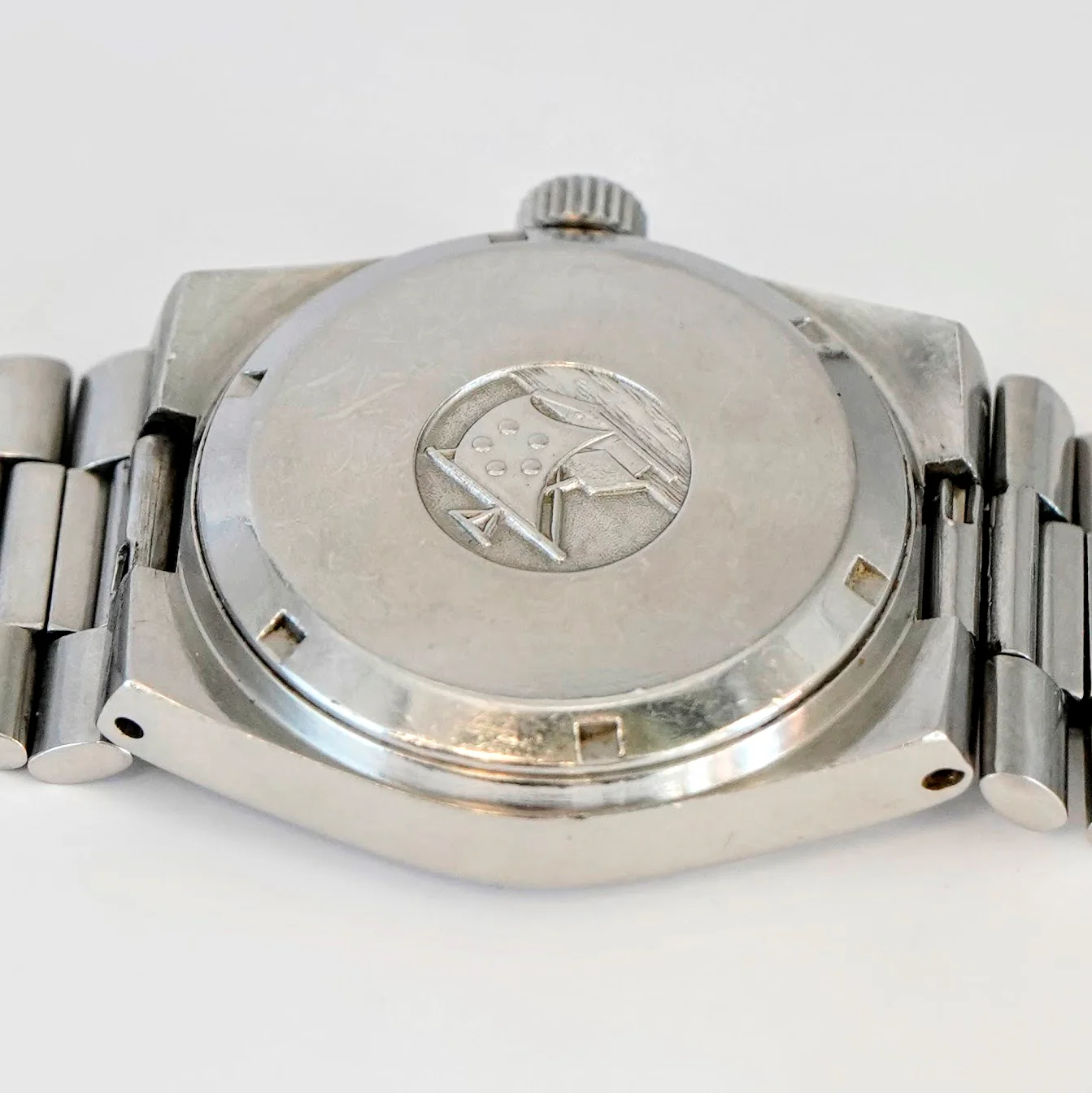 Vintage Eterna-Matic Kontiki 20 Watch Day/Date 37mm ALL S.S. - Original Bracelet - Image 9