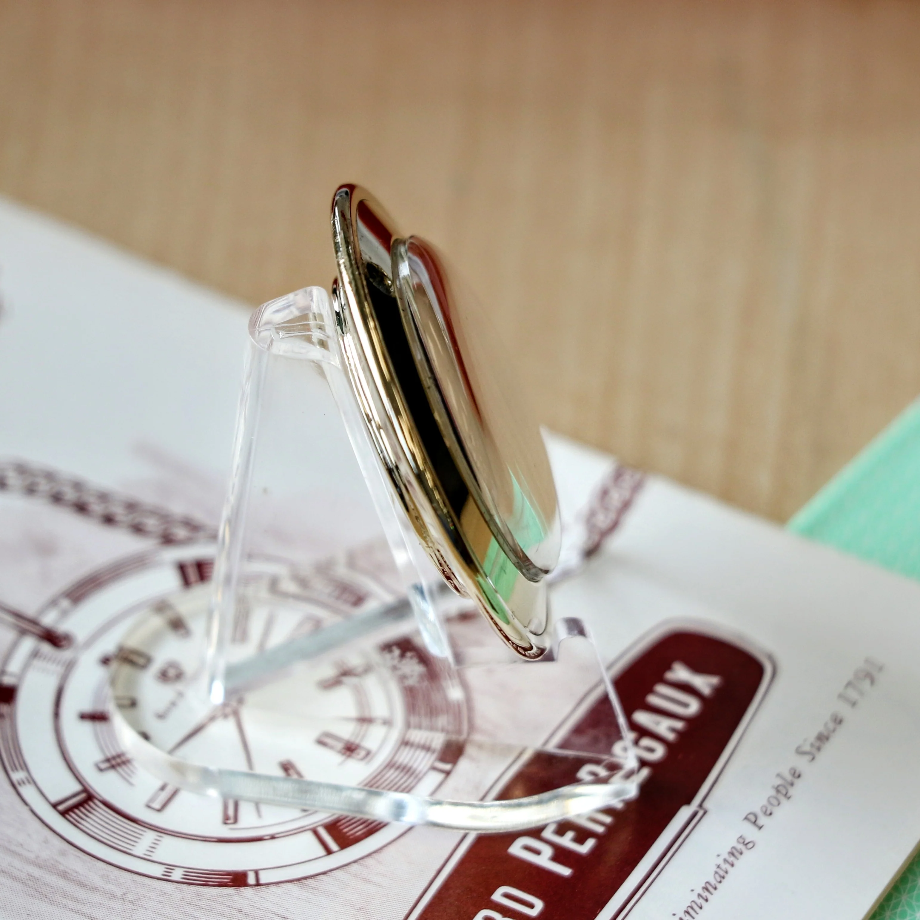 Girard Perregaux Pocket Watch17 Jewels "Personal Pocket Piece" - Full Kit: 3 PW Chains, Box & Papers - Image 6