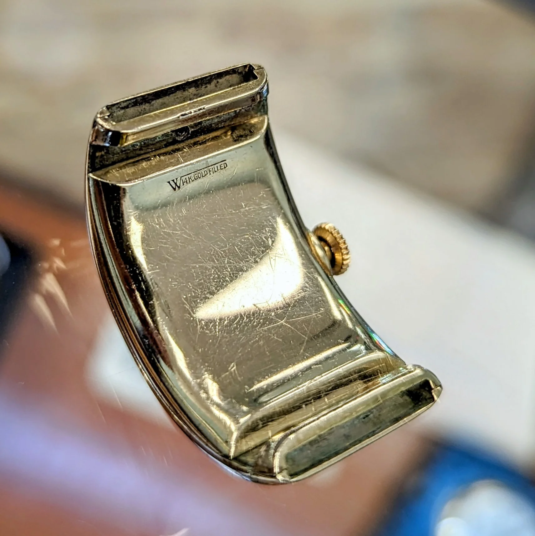 1938 GRUEN EXTREME Curvex Precision Commodore Driver's Ristside Vintage Watch - Image 17