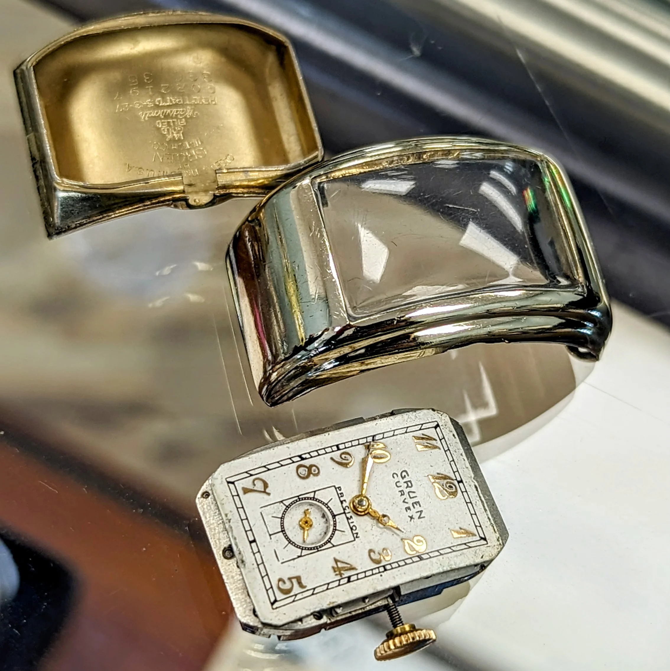 1938 GRUEN EXTREME Curvex Precision Commodore Driver's Ristside Vintage Watch - Image 18