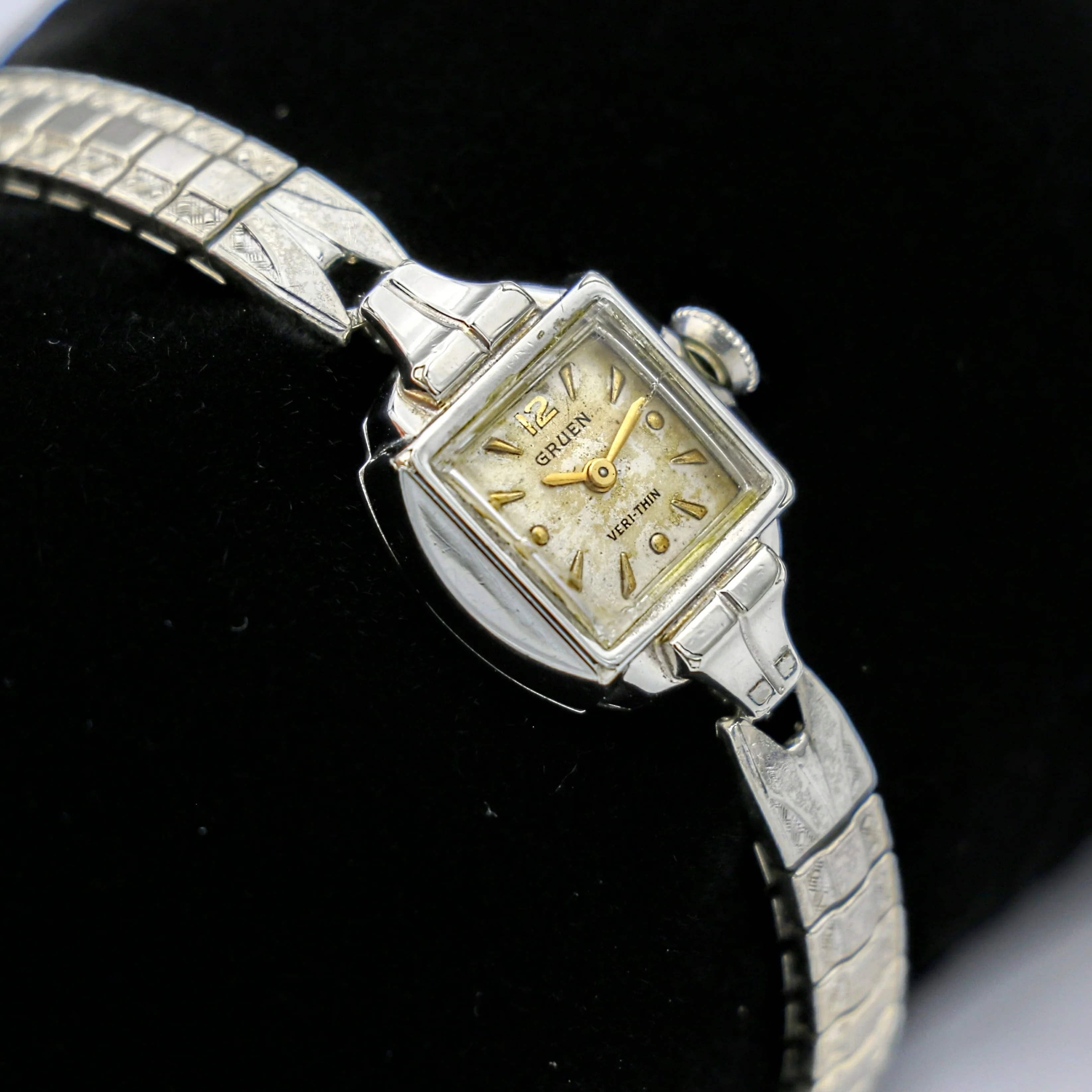 Vintage GRUEN Veri-Thin Ladies Wristwatch Cal. 211 Style 624 Swiss Made Watch - Image 5